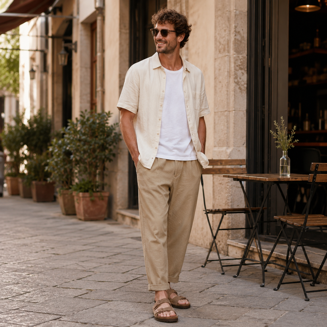 Nordspur | Aurisol Two-Strap Slip-On Sandals