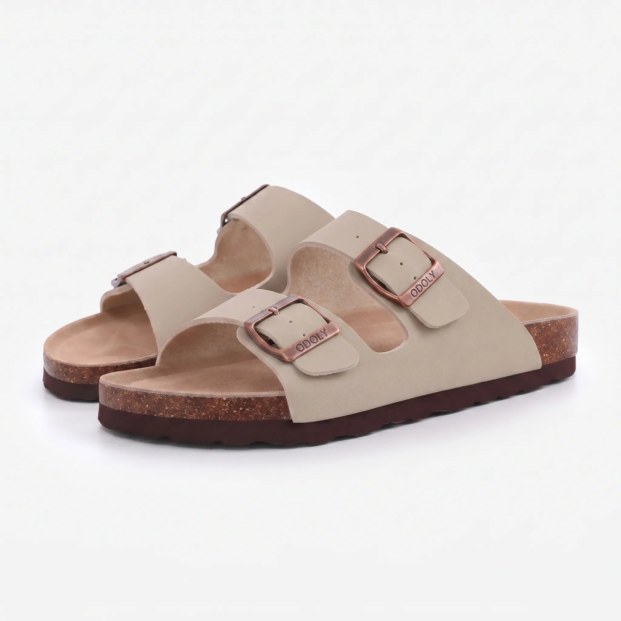 Nordspur | Aurisol Two-Strap Slip-On Sandals