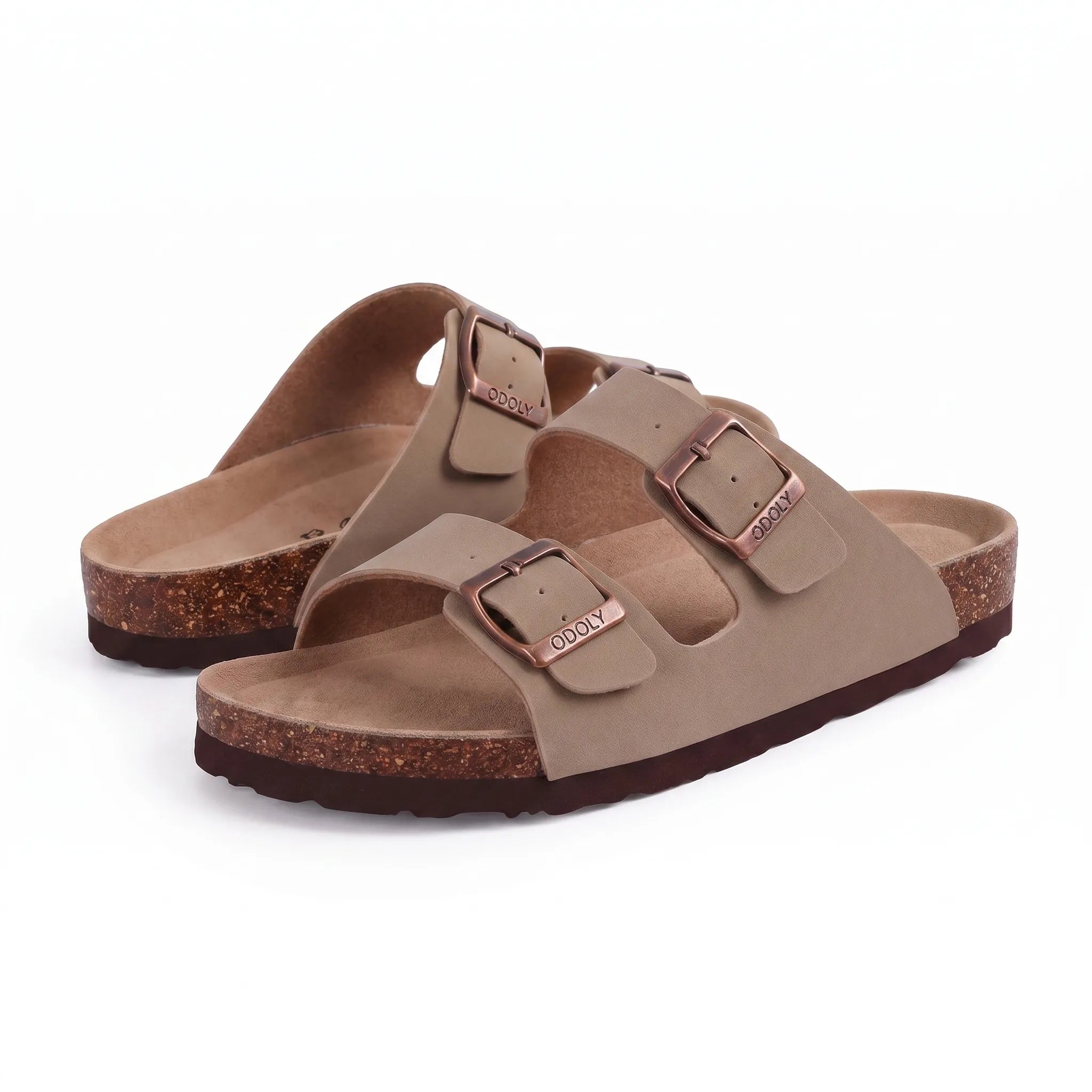 Nordspur | Aurisol Two-Strap Slip-On Sandals