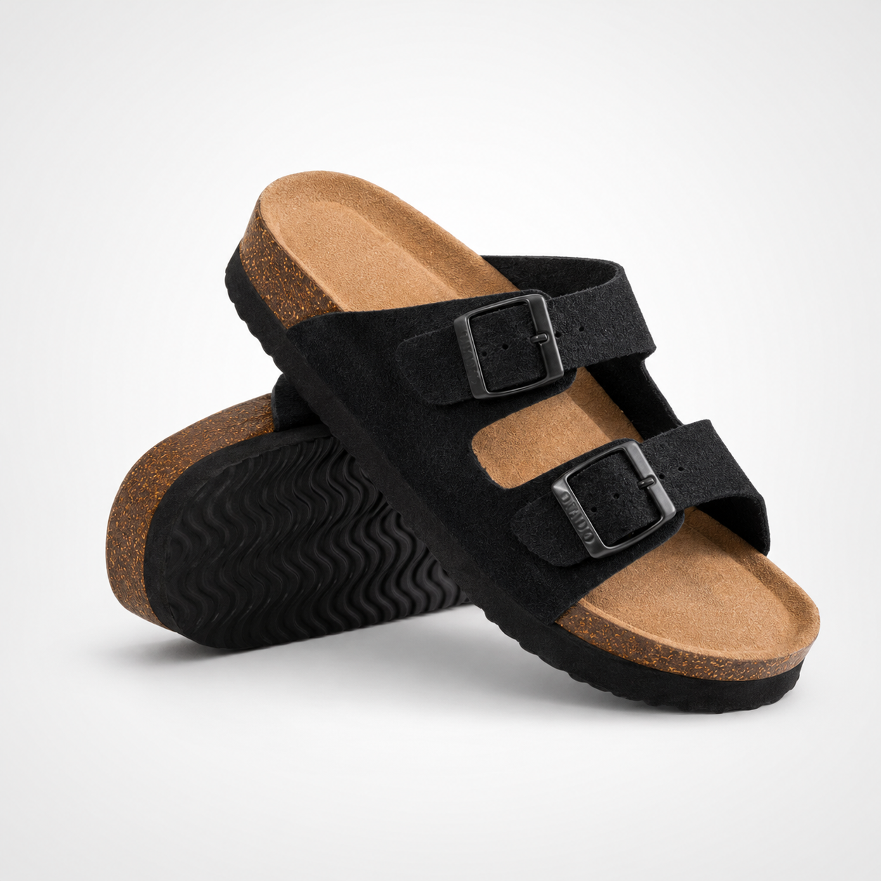 Nordspur | Aurisol Two-Strap Slip-On Sandals