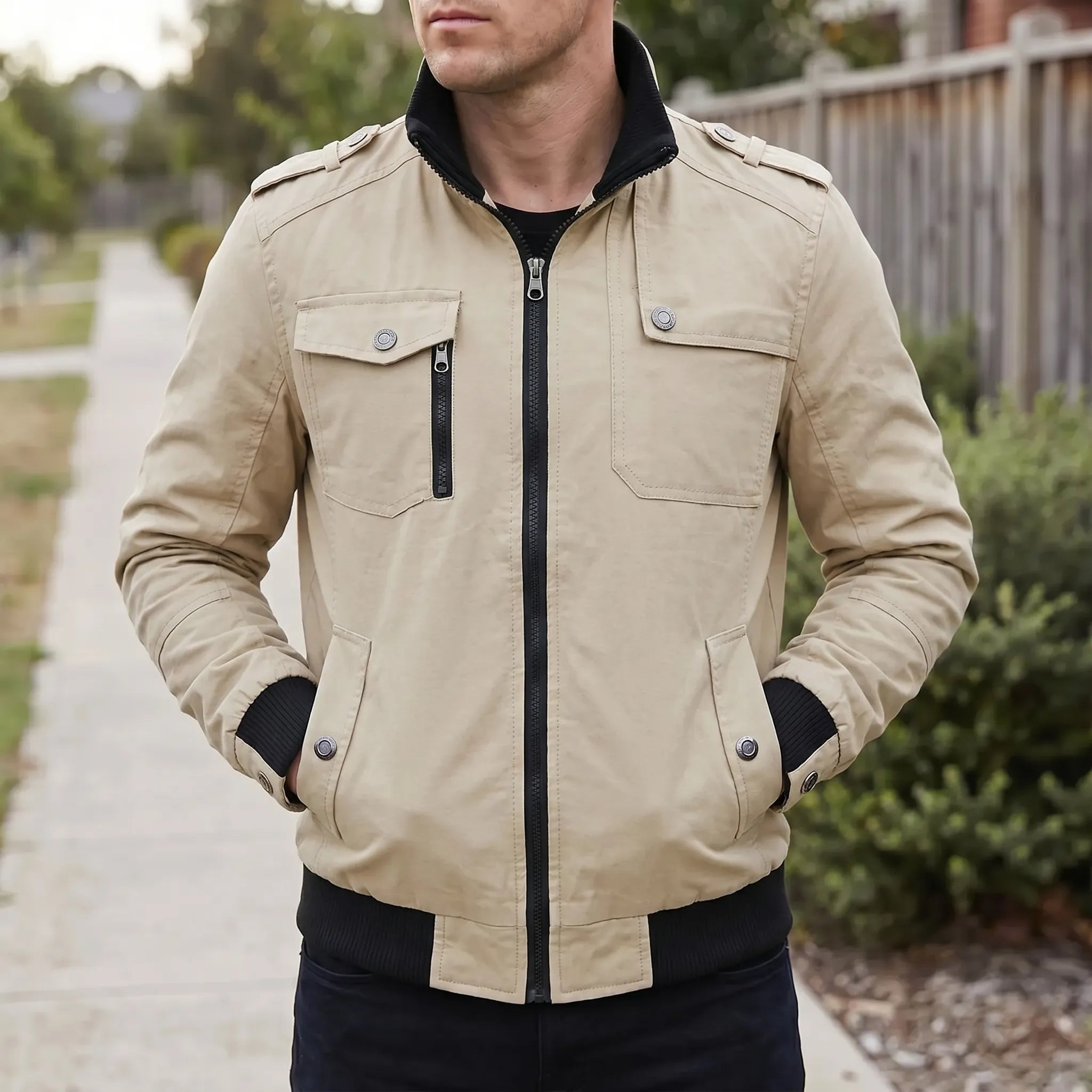 Nordspur | Aversen Men's Casual Bomber Jacket