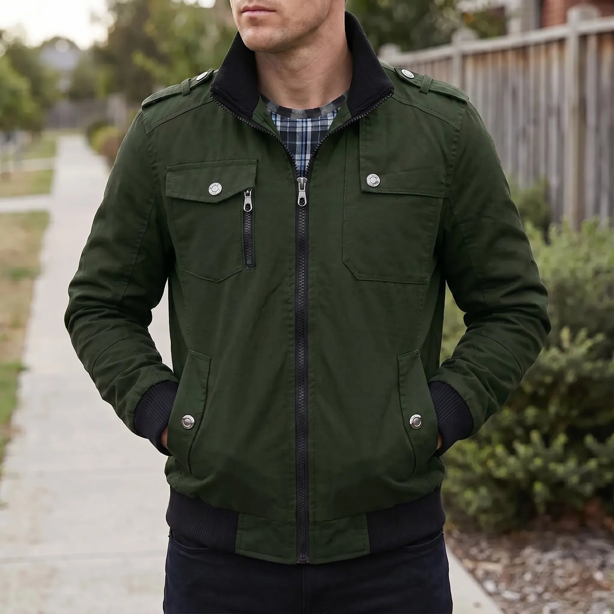 Nordspur | Aversen Men's Casual Bomber Jacket