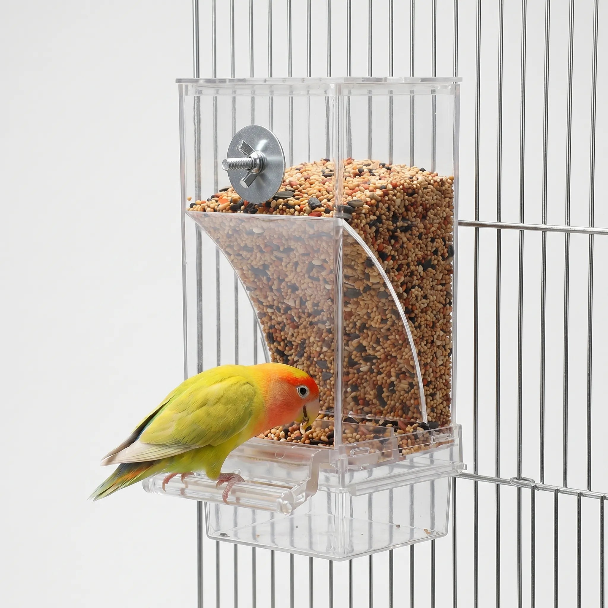 Nordspur | AviaDine Transparent Cage Bird Feeder