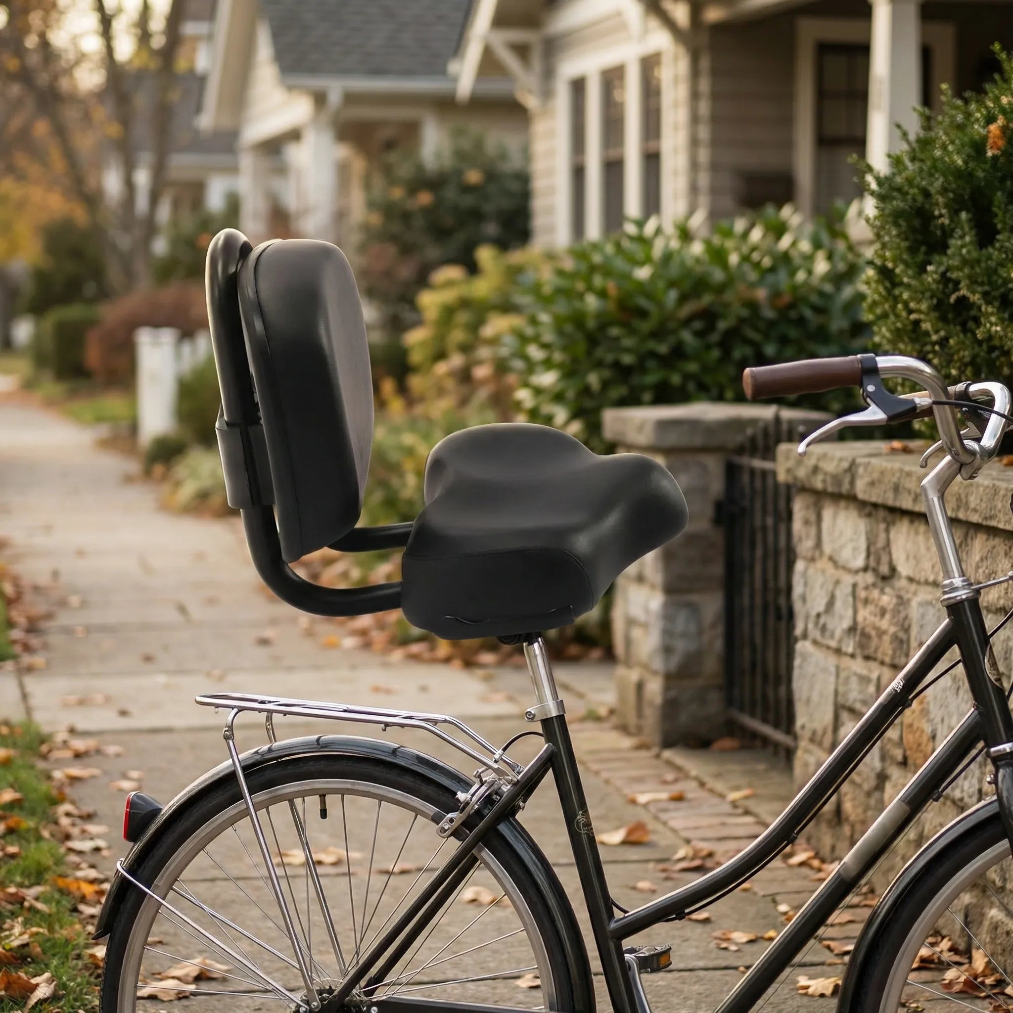 Nordspur | Backwell Wide Cushioned Bike Seat With Backrest