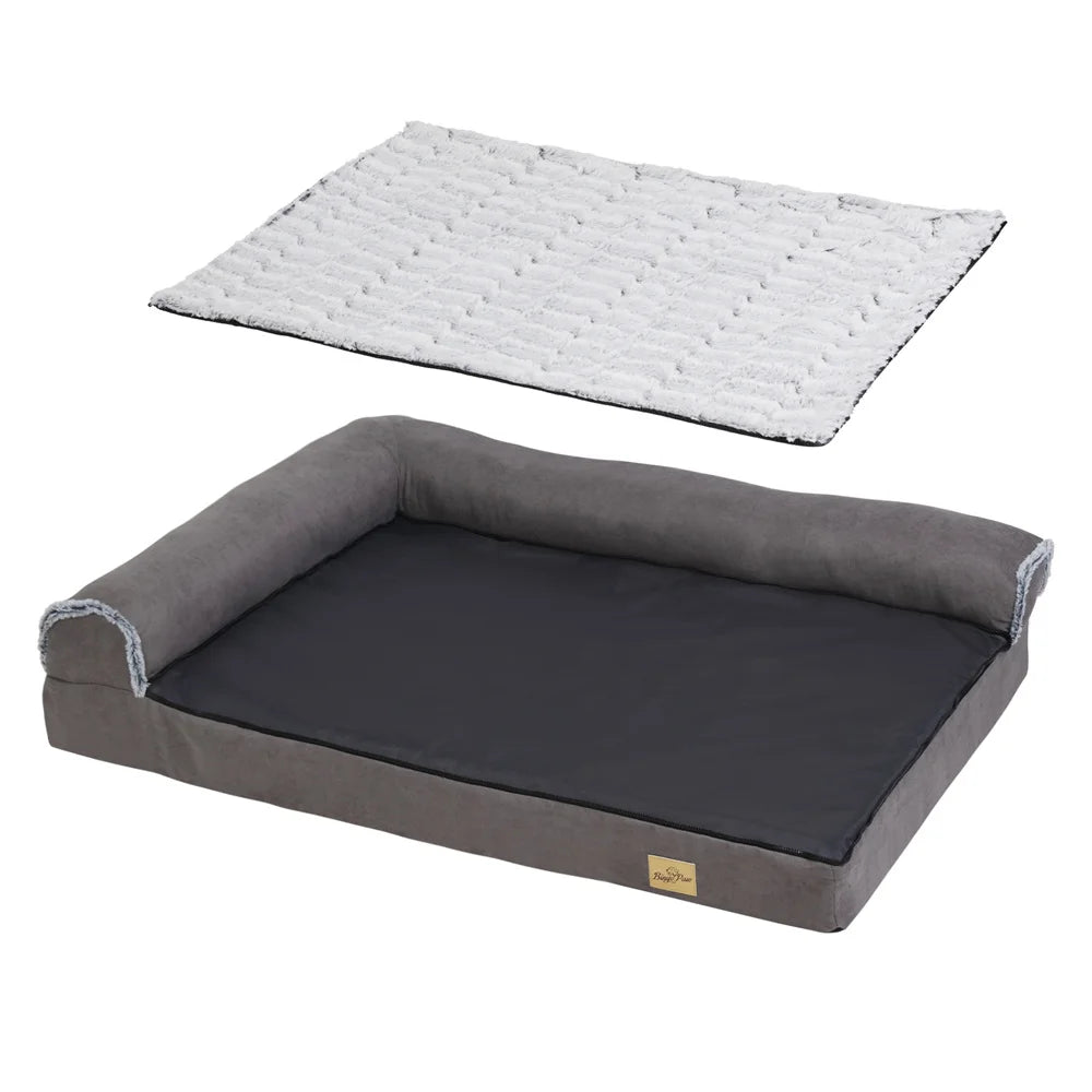 Nordspur | Barkrest L-Shaped Orthopedic Dog Sofa Bed