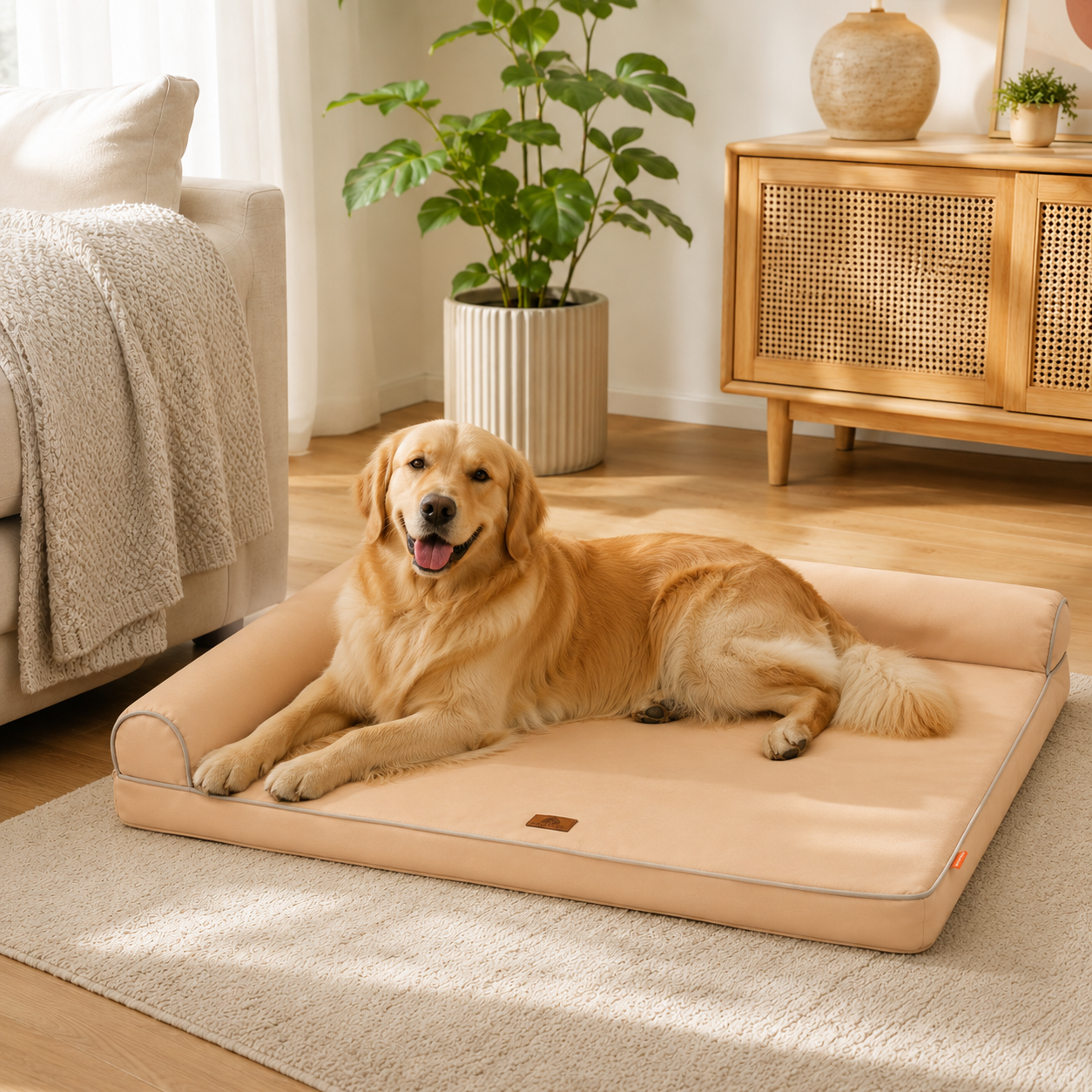 Nordspur | Barkrest L-Shaped Orthopedic Dog Sofa Bed