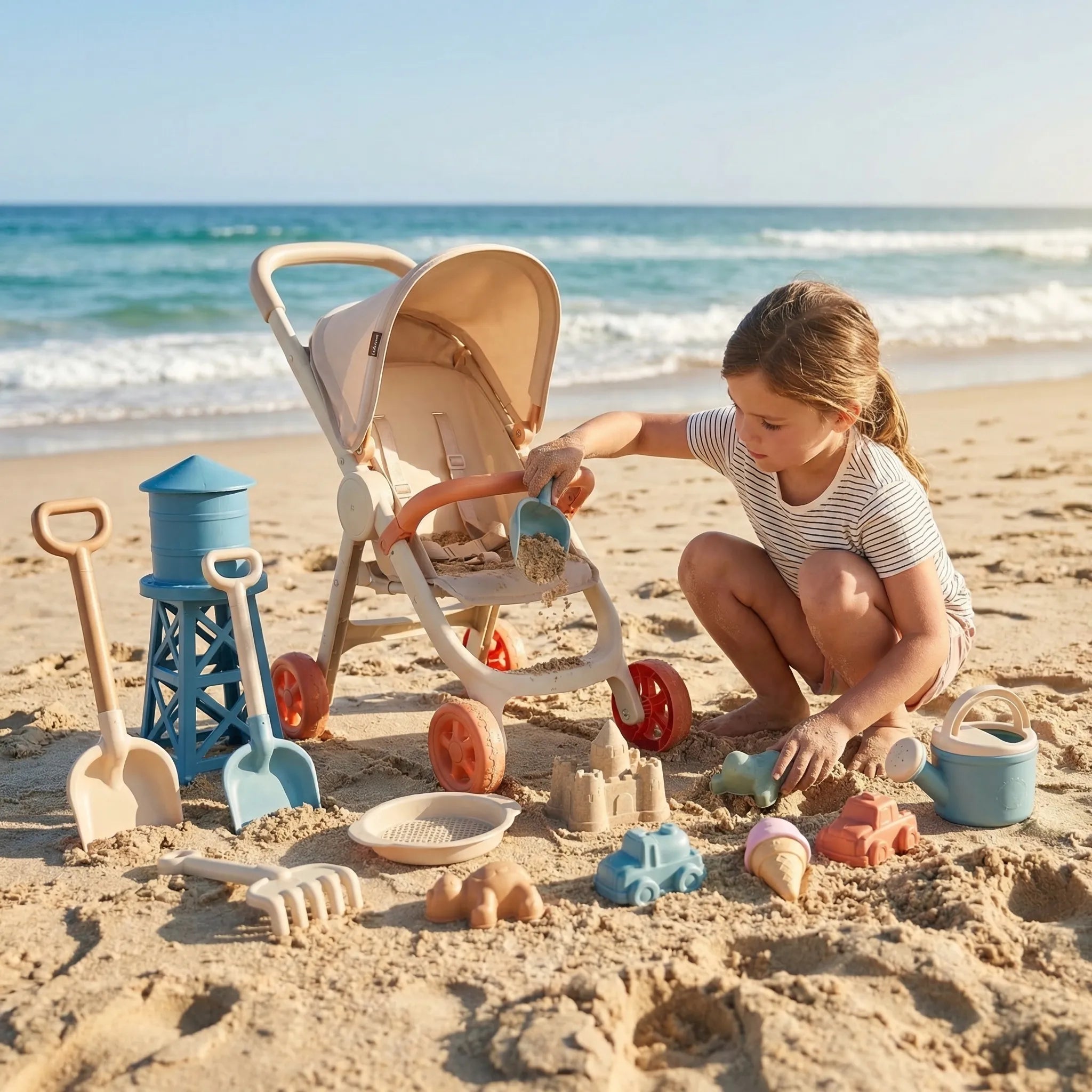 Nordspur | Beachlix 23-Piece Portable Beach Play Set