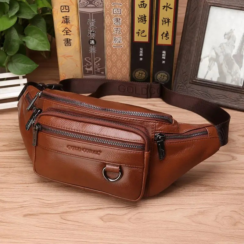 Nordspur | Beltford Genuine Leather Waist Pack For Men