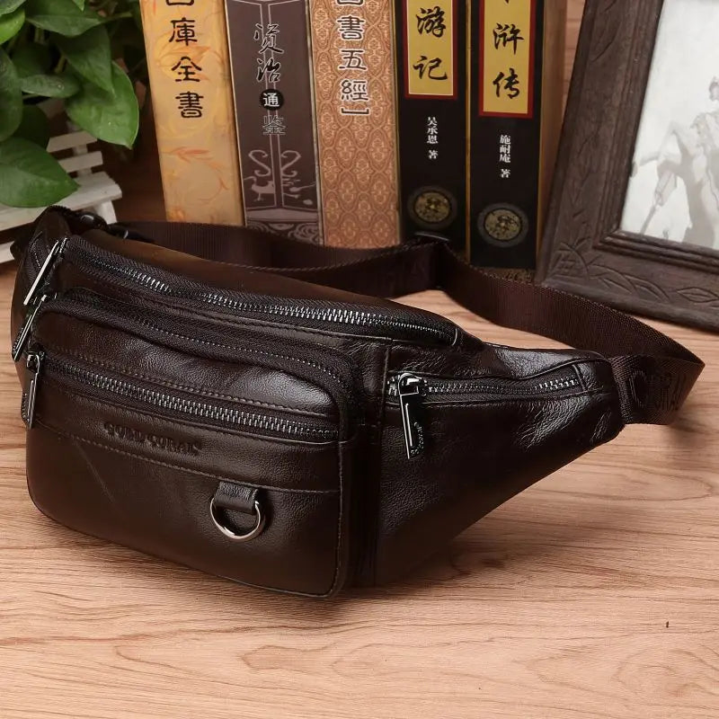 Nordspur | Beltford Genuine Leather Waist Pack For Men