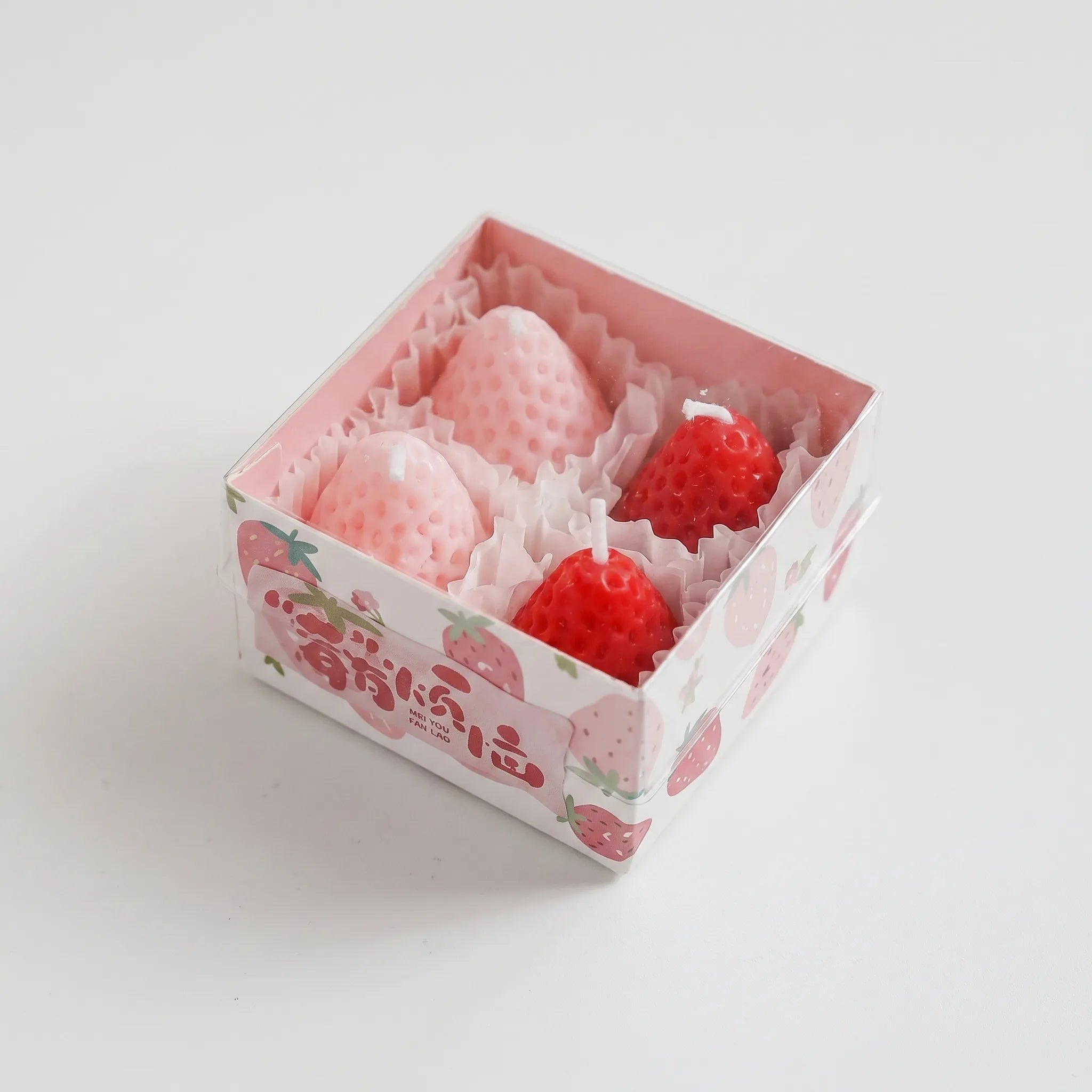 Nordspur | Berrina Miniature Strawberry Shaped Candles