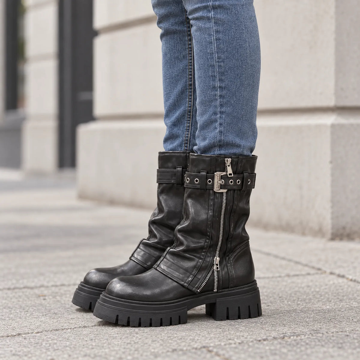 Nordspur | Bexton Mid Calf Chunky Snow Boots