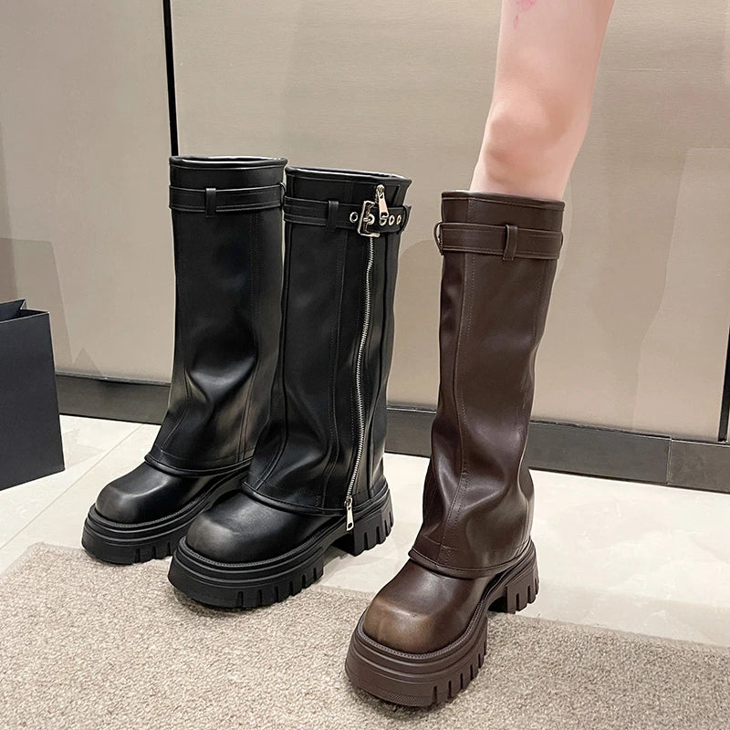 Nordspur | Bexton Mid Calf Chunky Snow Boots