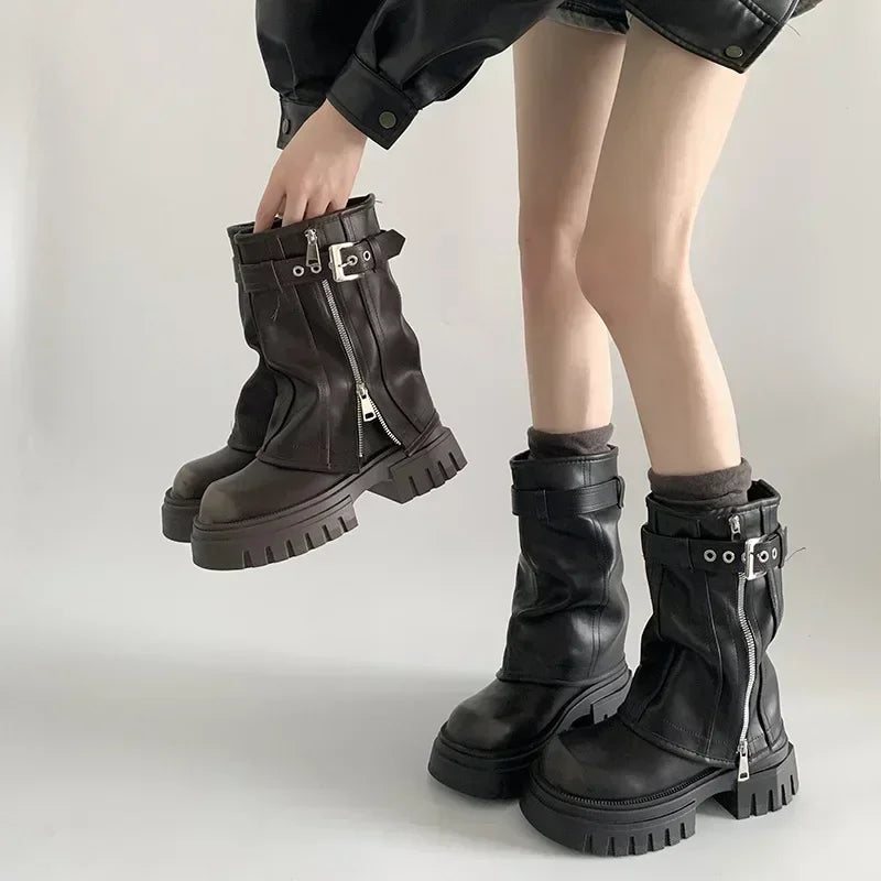 Nordspur | Bexton Mid Calf Chunky Snow Boots