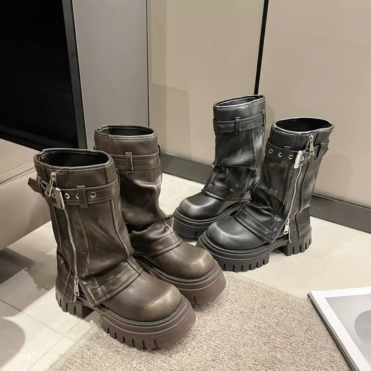 Nordspur | Bexton Mid Calf Chunky Snow Boots