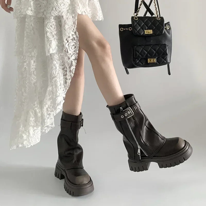 Nordspur | Bexton Mid Calf Chunky Snow Boots