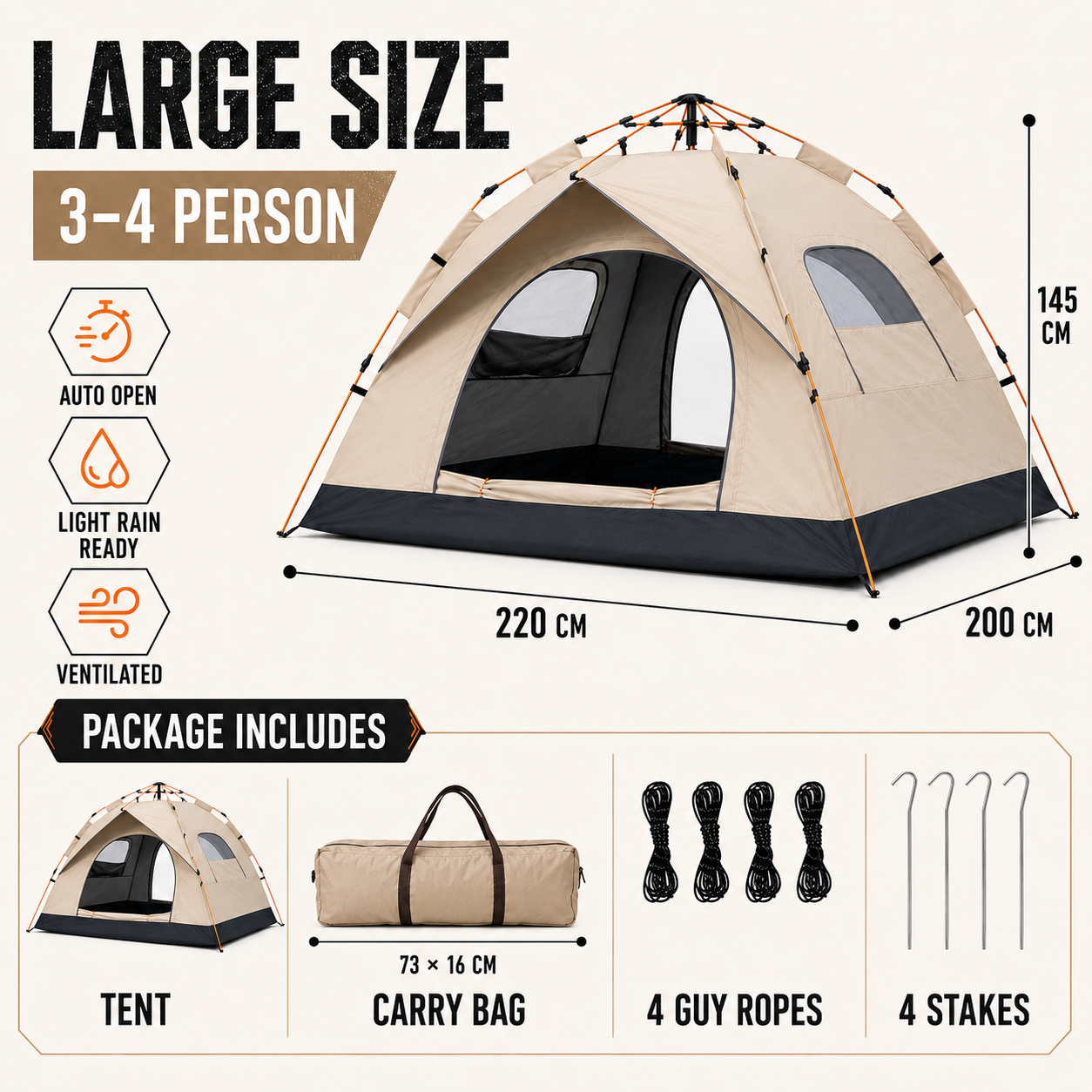 Nordspur | Bivaro Automatic Pop Up Tent