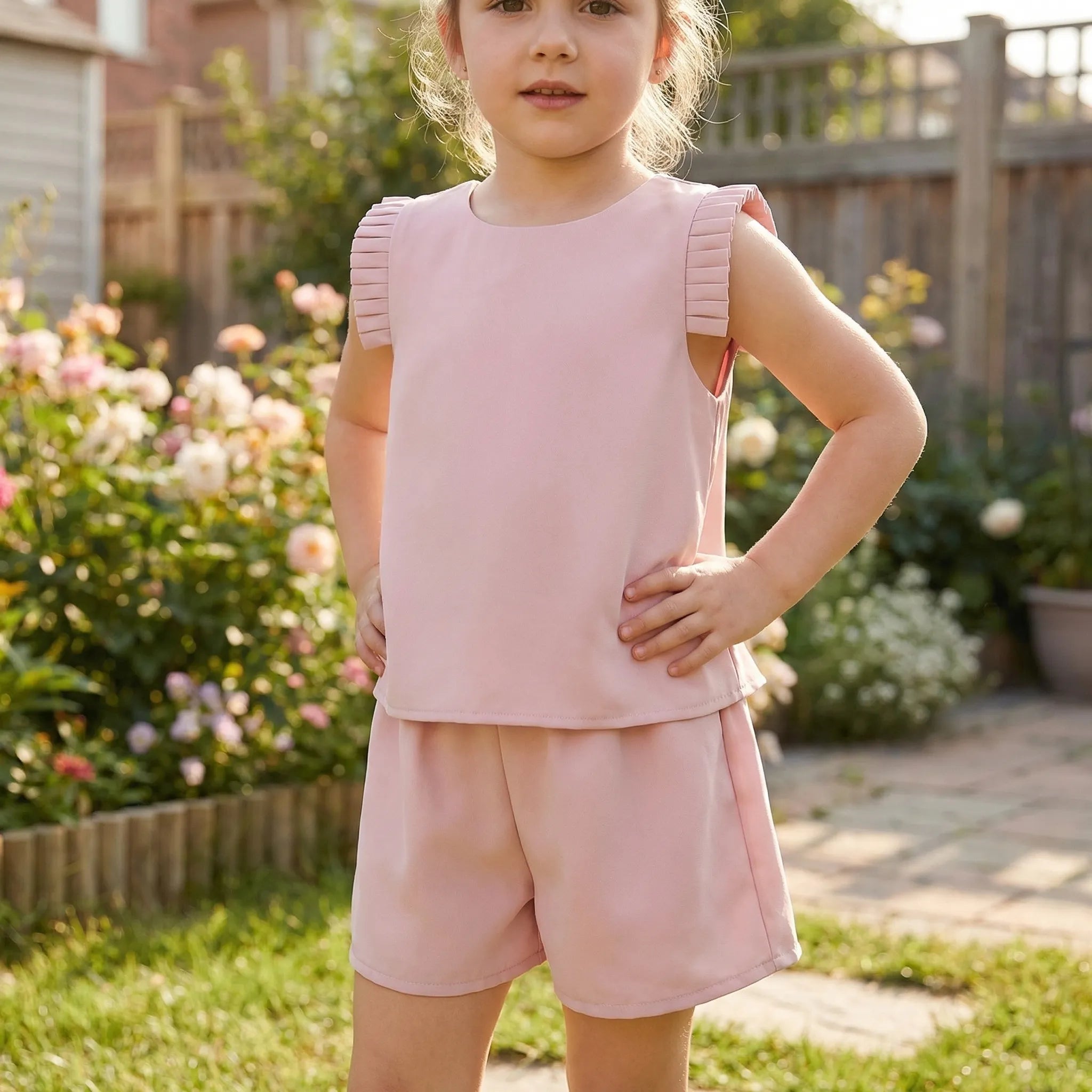 Nordspur | Bloomlet Short Sleeve Floral Tee And Shorts Set
