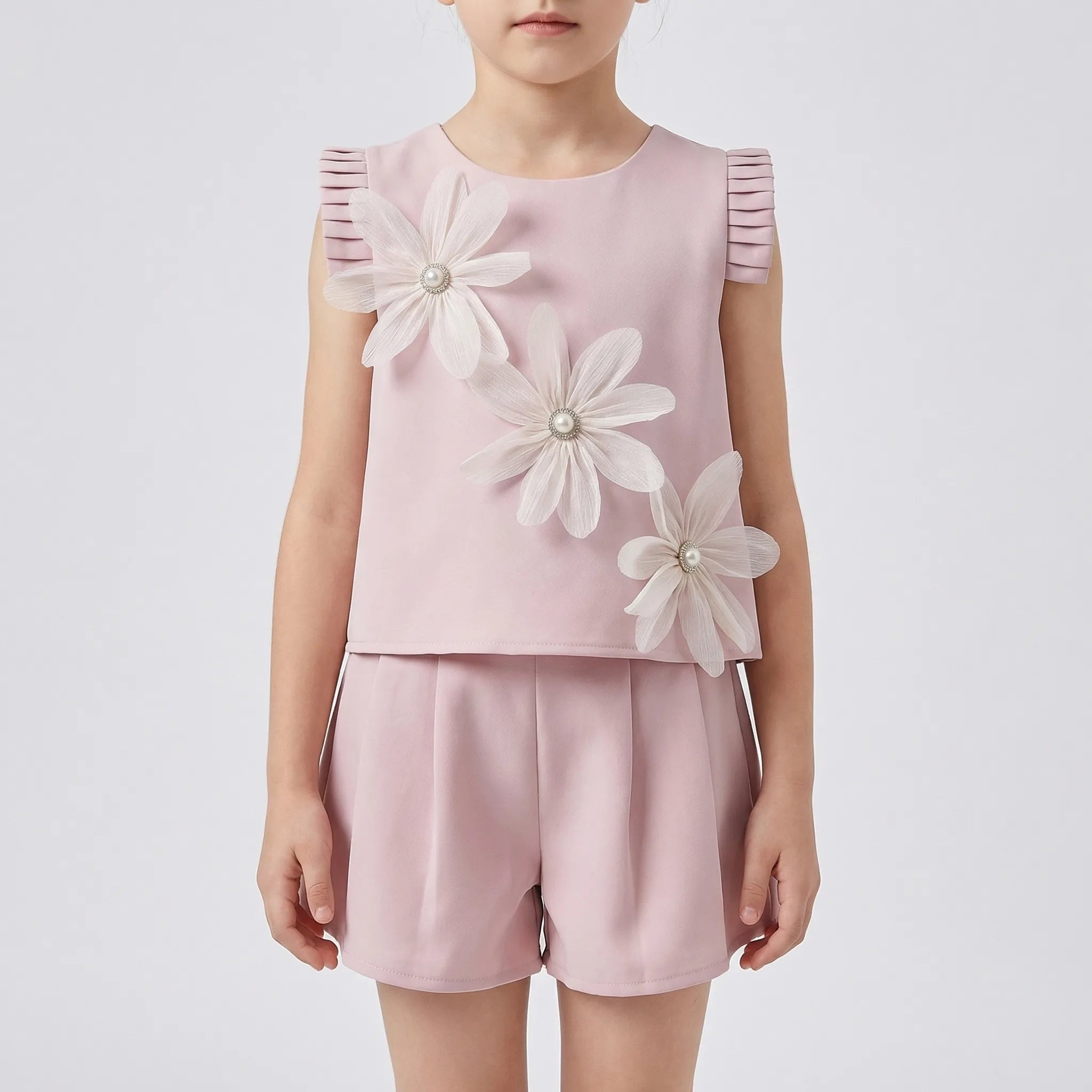 Nordspur | Bloomlet Short Sleeve Floral Tee And Shorts Set