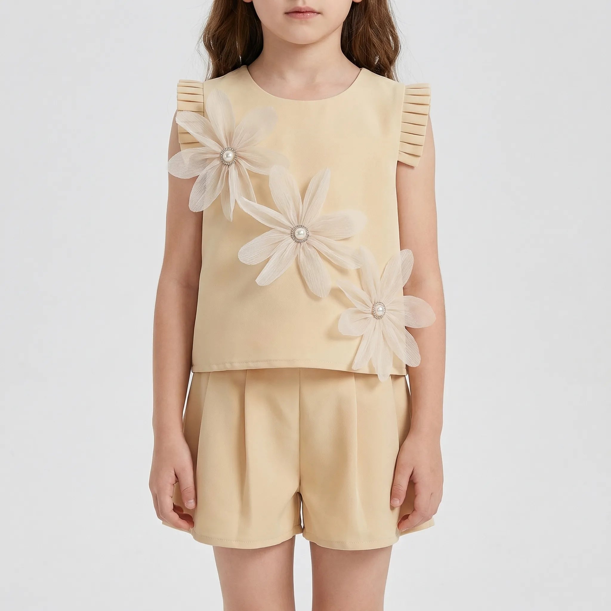 Nordspur | Bloomlet Short Sleeve Floral Tee And Shorts Set
