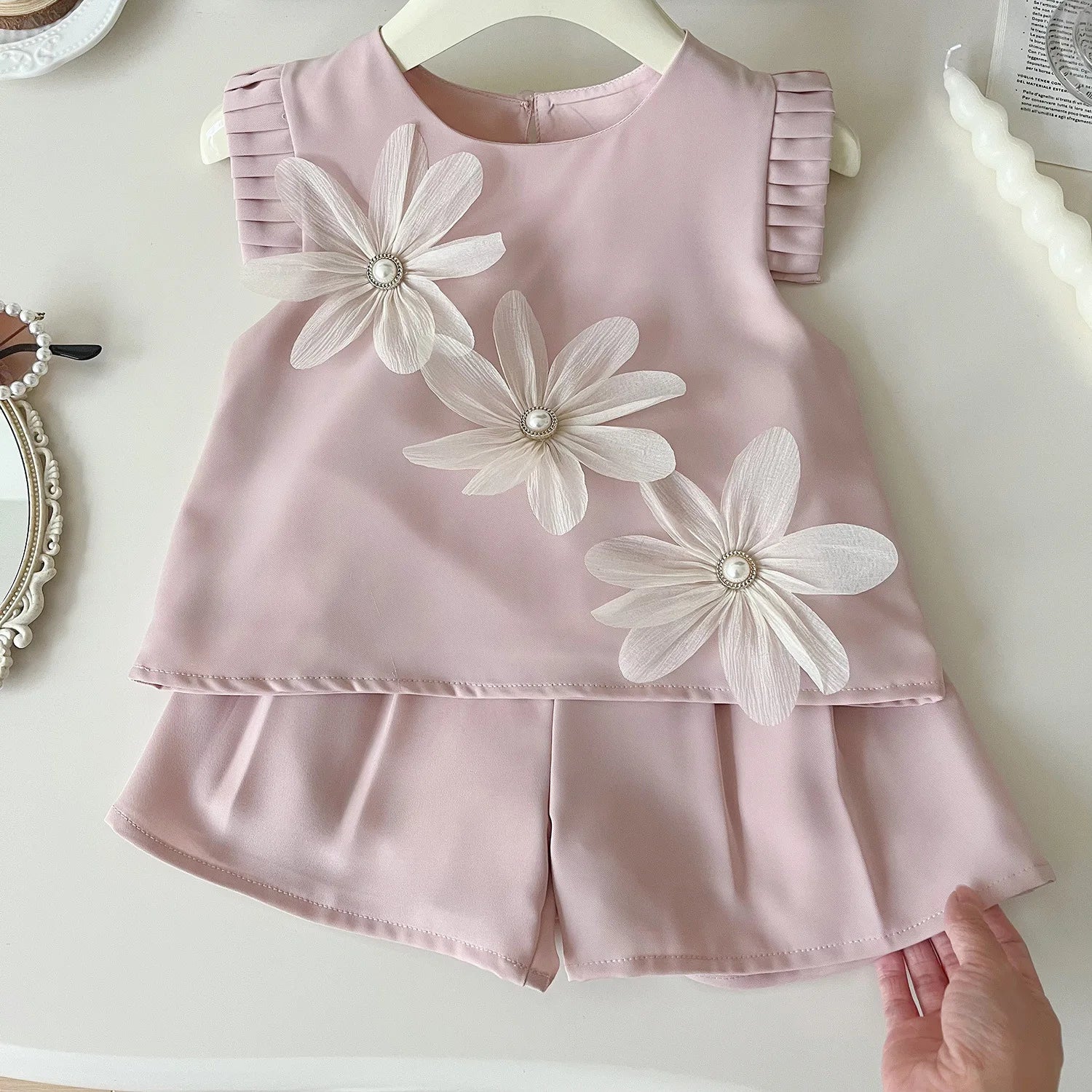 Nordspur | Bloomlet Short Sleeve Floral Tee And Shorts Set