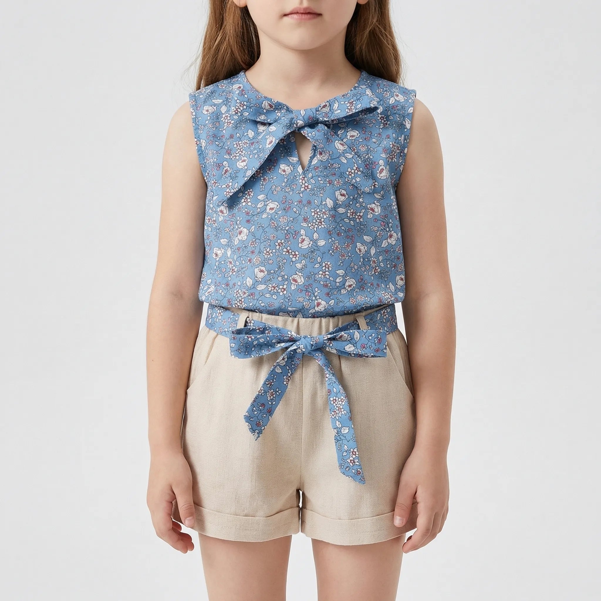 Nordspur | Blossette Sleeveless Vest And Shorts Set