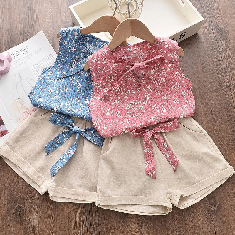 Nordspur | Blossette Sleeveless Vest And Shorts Set