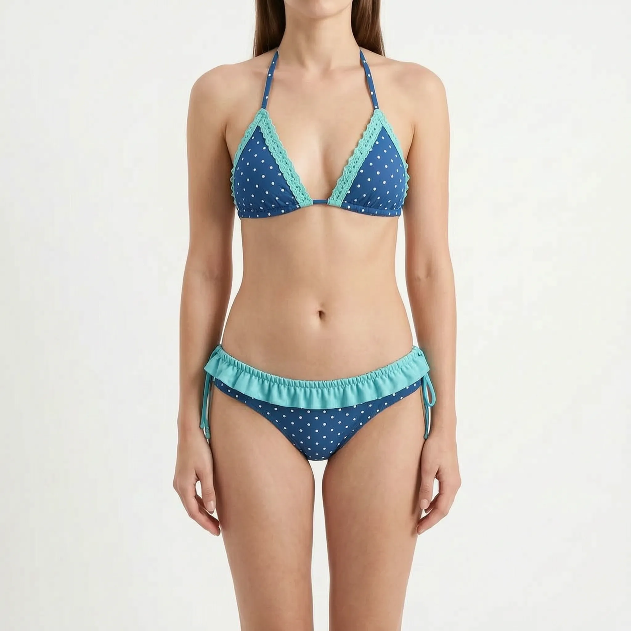 Nordspur | Blushwave Vintage Style Polka Dot Pink Bikini