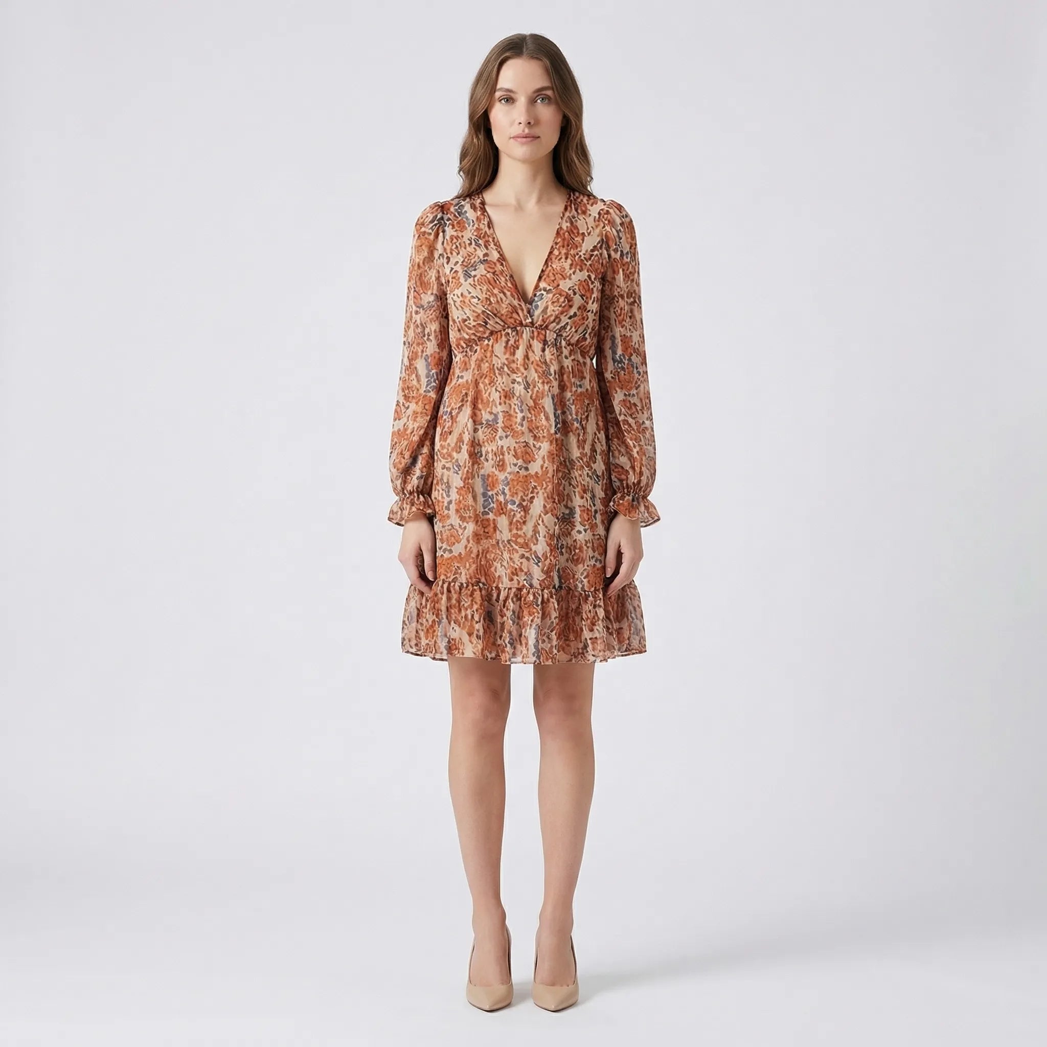 Nordspur | Bohvelle Bohemian Floral Swing Mini Dress