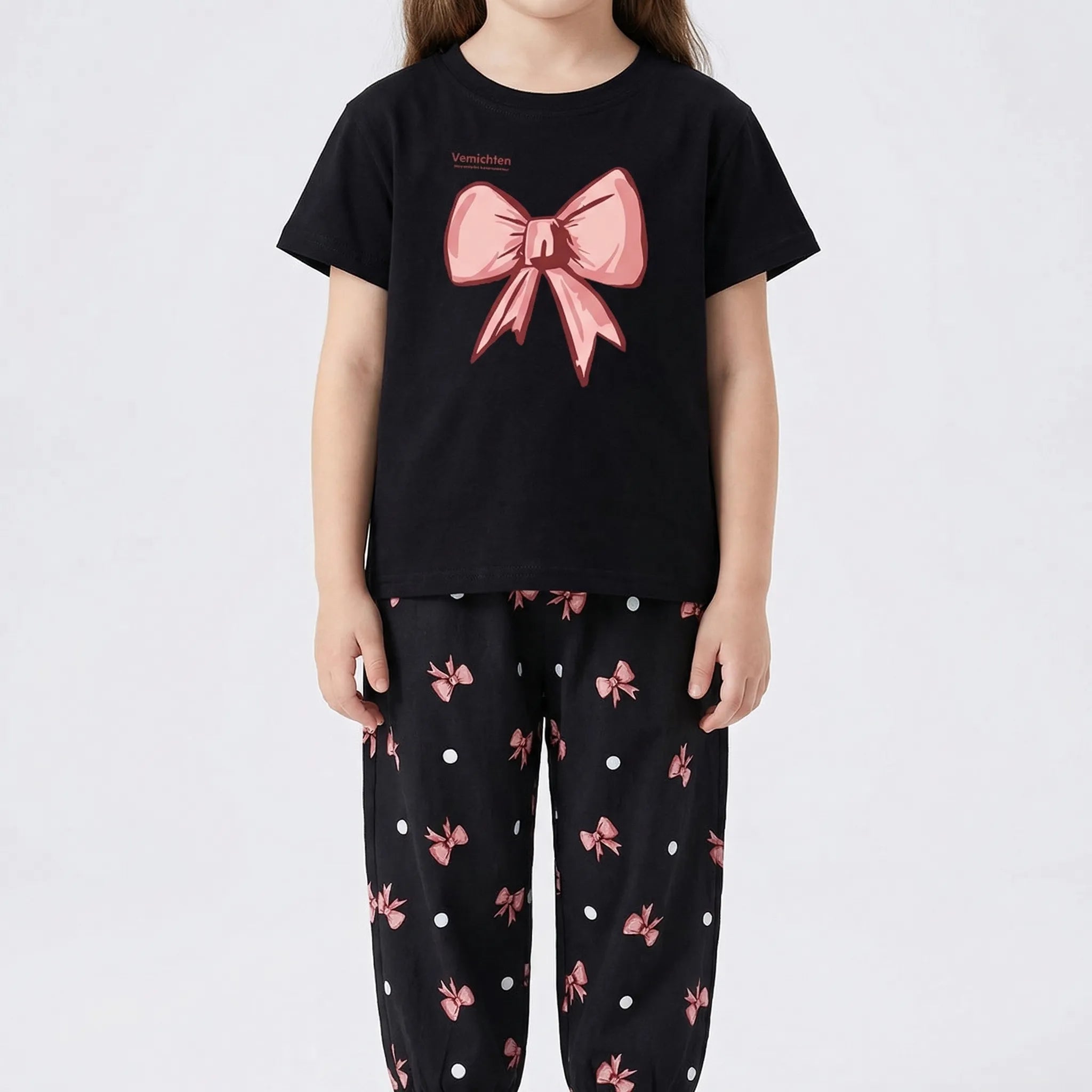 Nordspur | Bowlette 2-Piece Bow Print Girls Summer Set