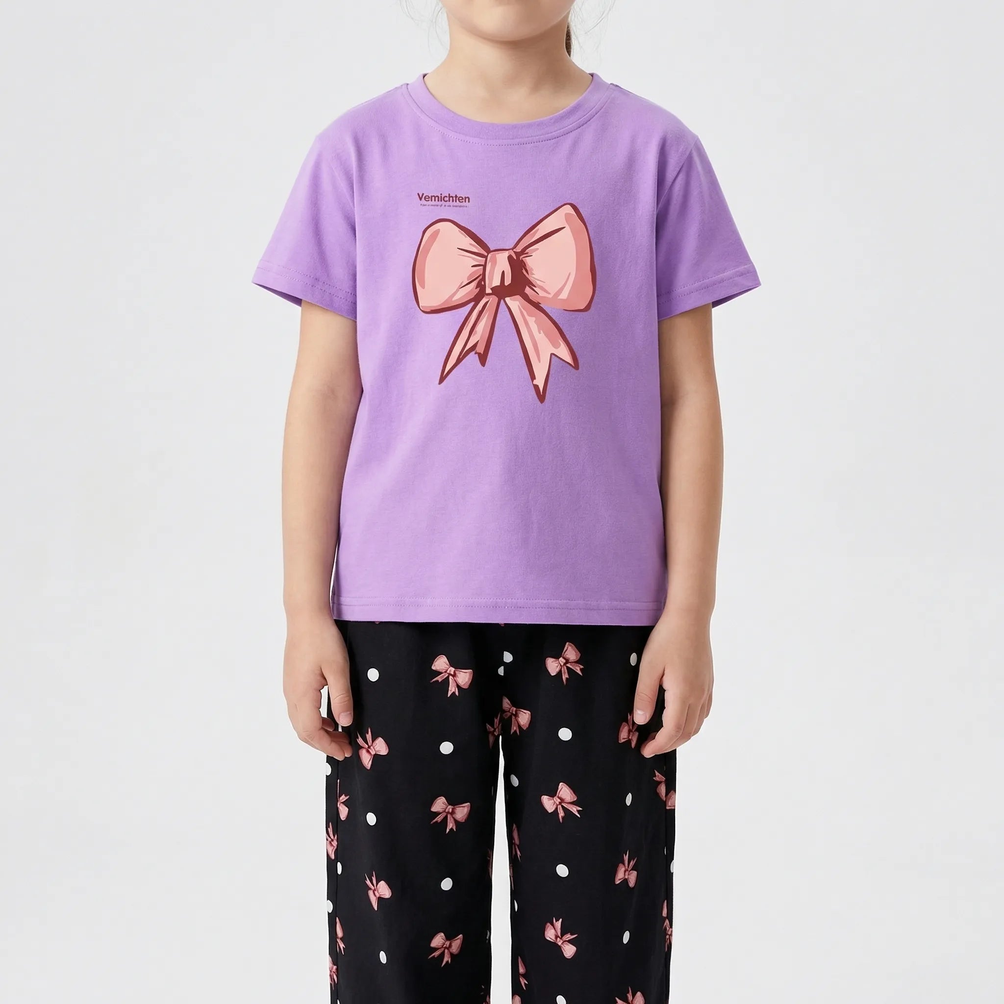 Nordspur | Bowlette 2-Piece Bow Print Girls Summer Set