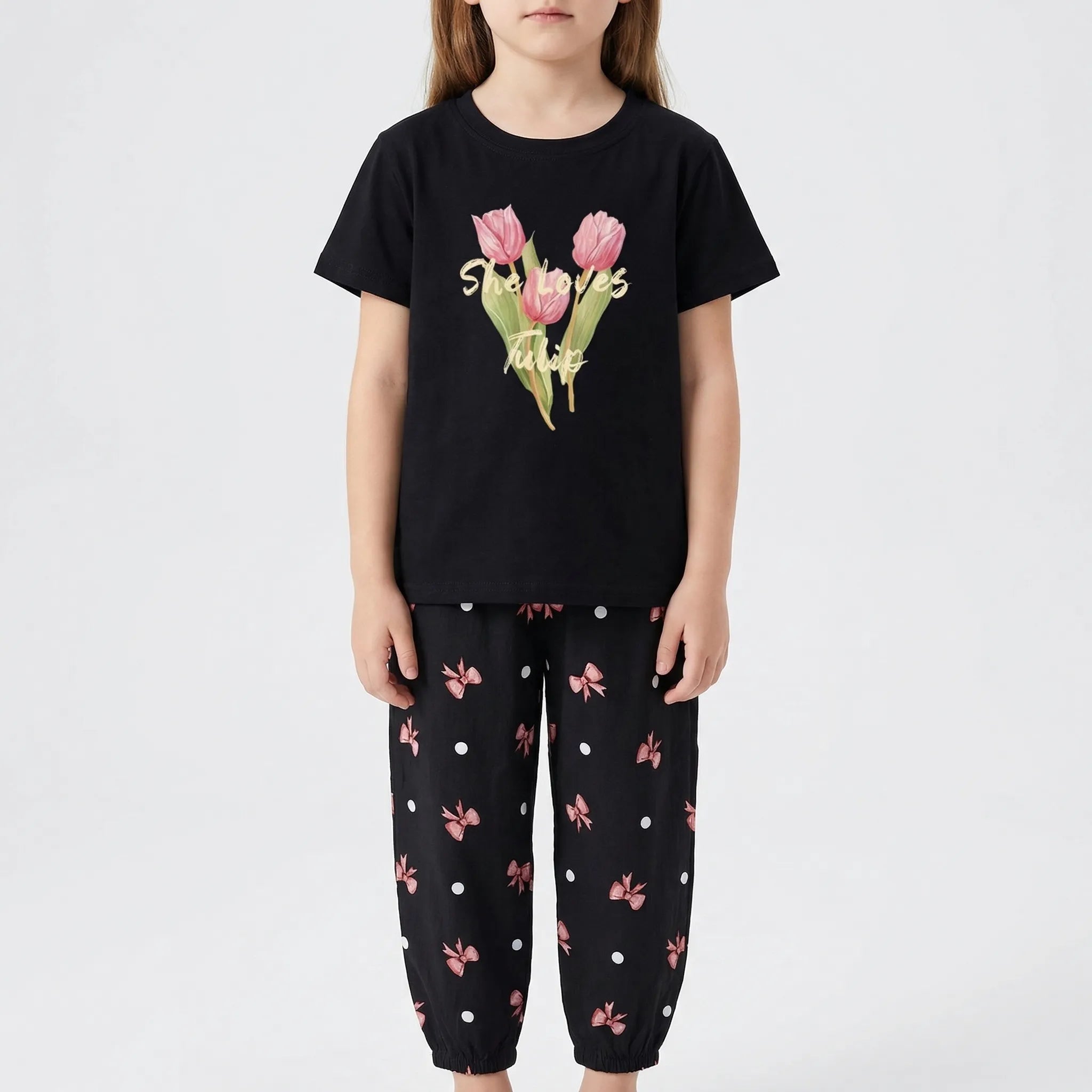 Nordspur | Bowlette 2-Piece Bow Print Girls Summer Set