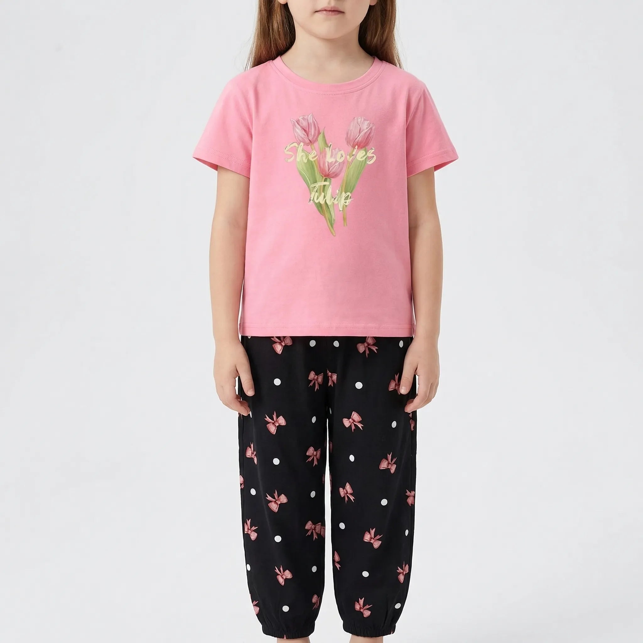 Nordspur | Bowlette 2-Piece Bow Print Girls Summer Set