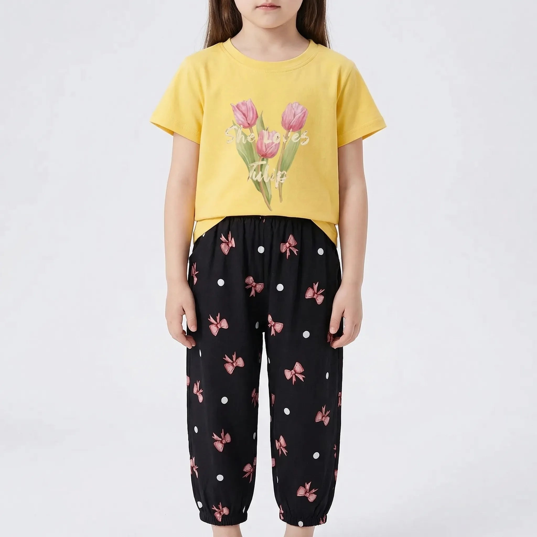 Nordspur | Bowlette 2-Piece Bow Print Girls Summer Set