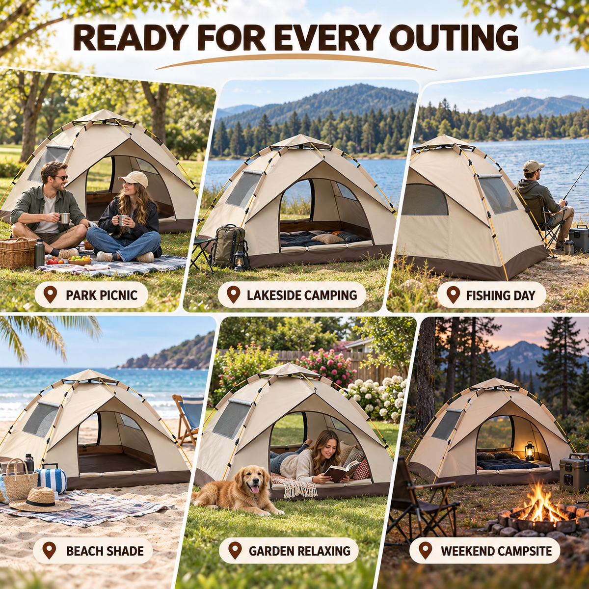 Nordspur | Breezaway Automatic Pop Up Tent