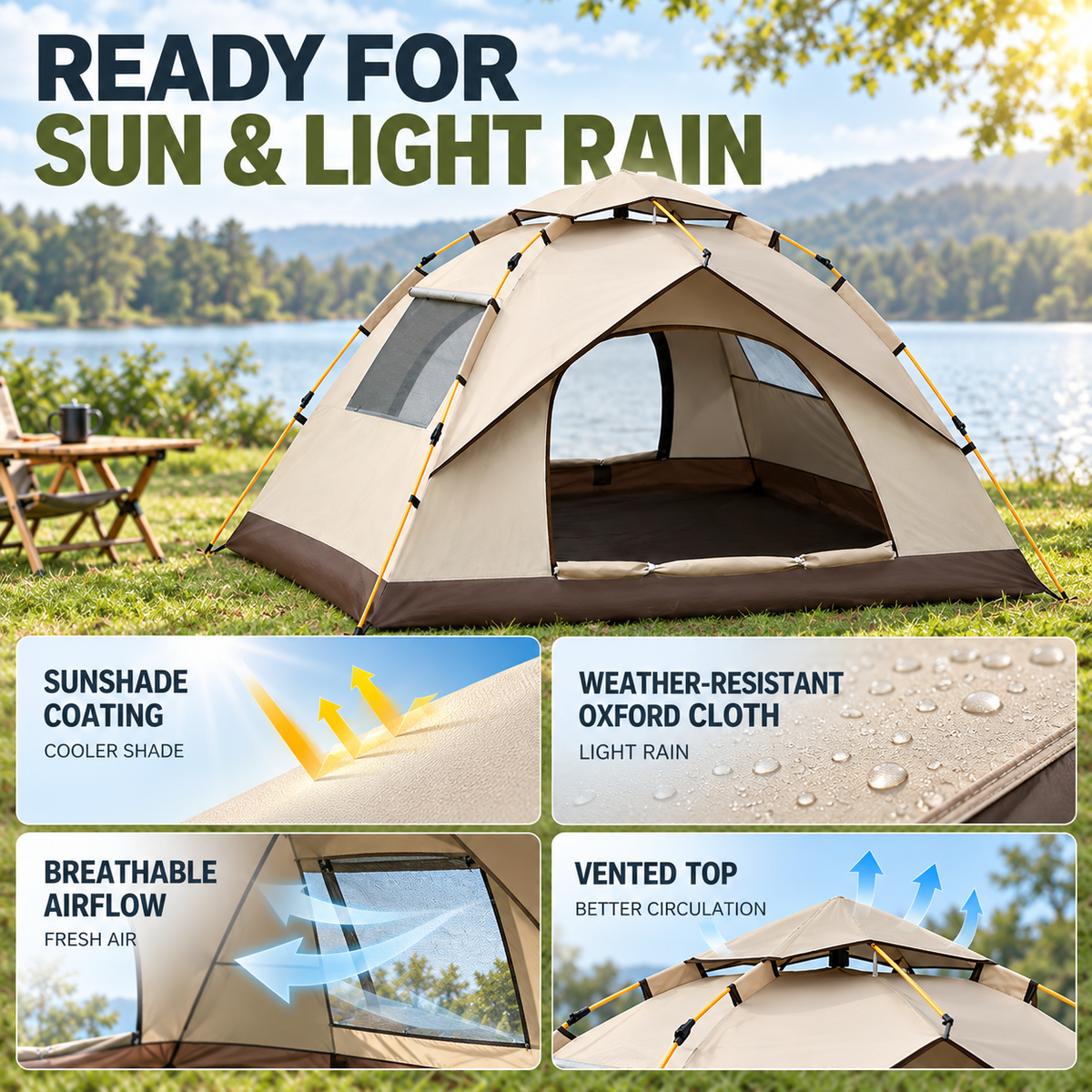 Nordspur | Breezaway Automatic Pop Up Tent