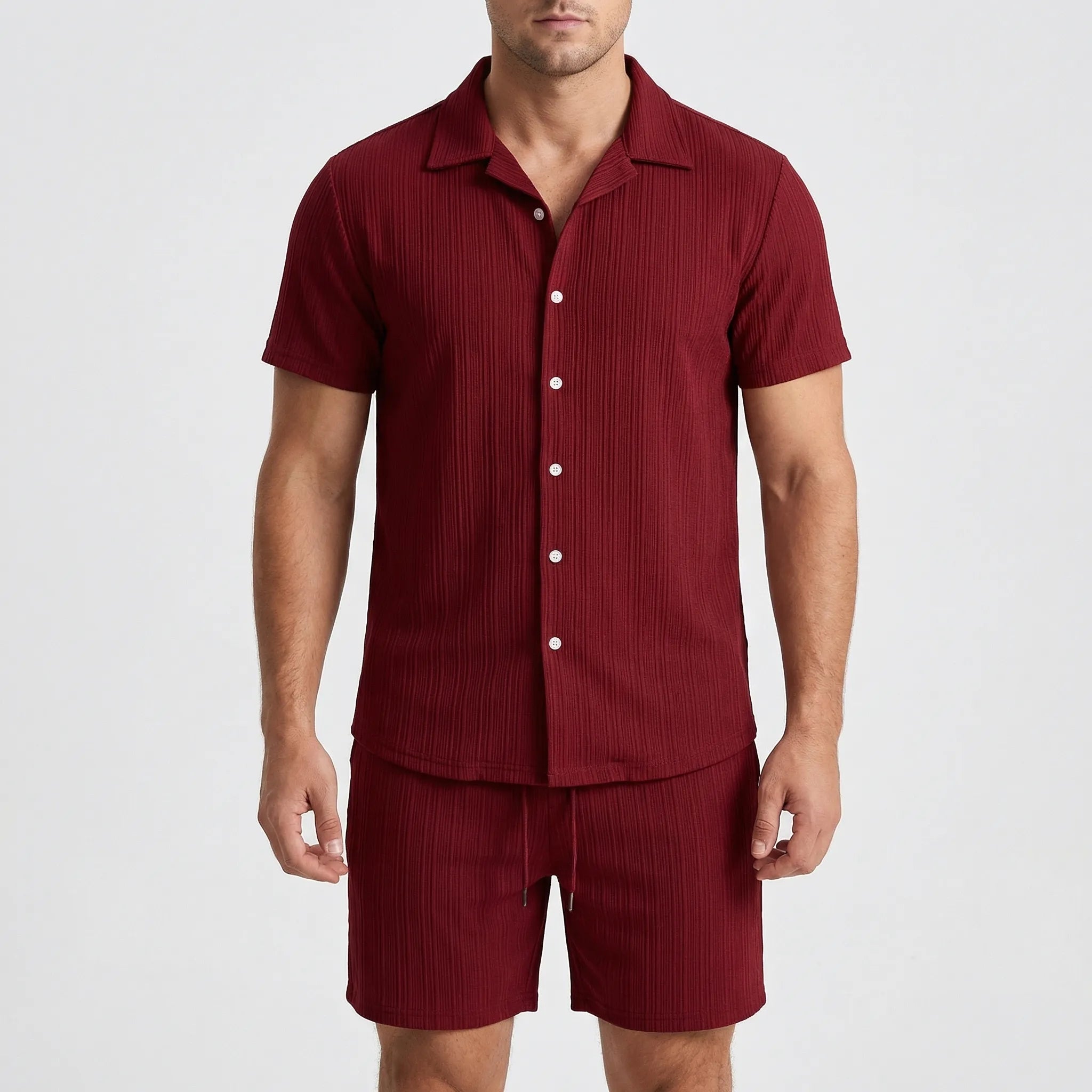 Nordspur | Breezolt Loose Short Sleeve Shirt And Shorts Set