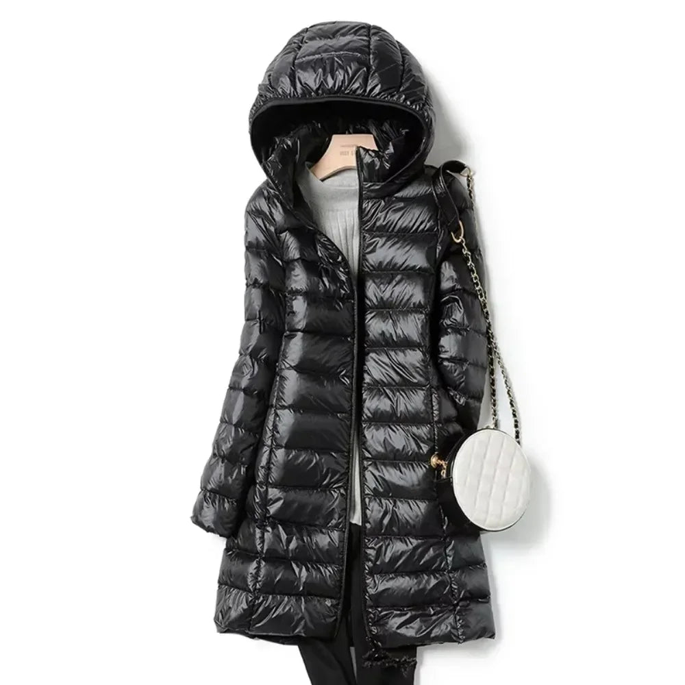 Nordspur | Brevett Long Hooded Ladies Puffer Jacket