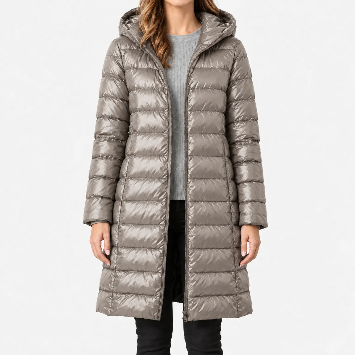 Nordspur | Brevett Long Hooded Ladies Puffer Jacket