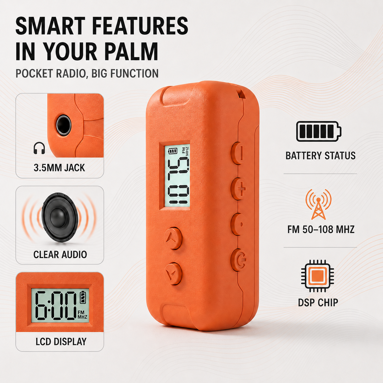 Nordspur | Brevio Compact Handheld FM Receiver