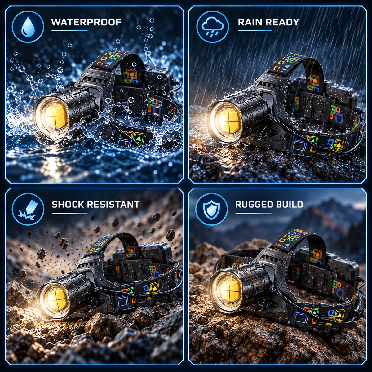 Nordspur | Brightara Zoomable Rechargeable Headlamp
