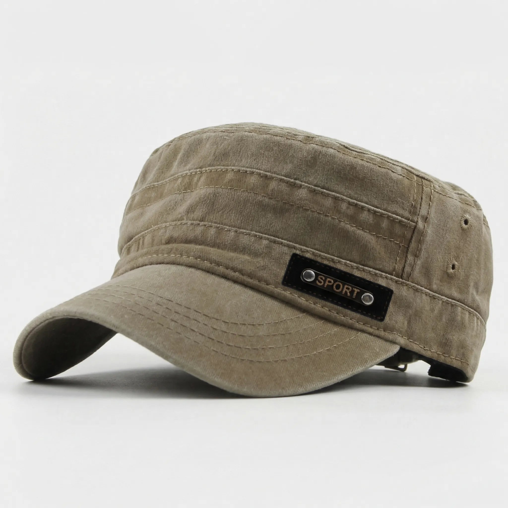 Nordspur | Brimfeld Flat Top Military-Style Sun Cap