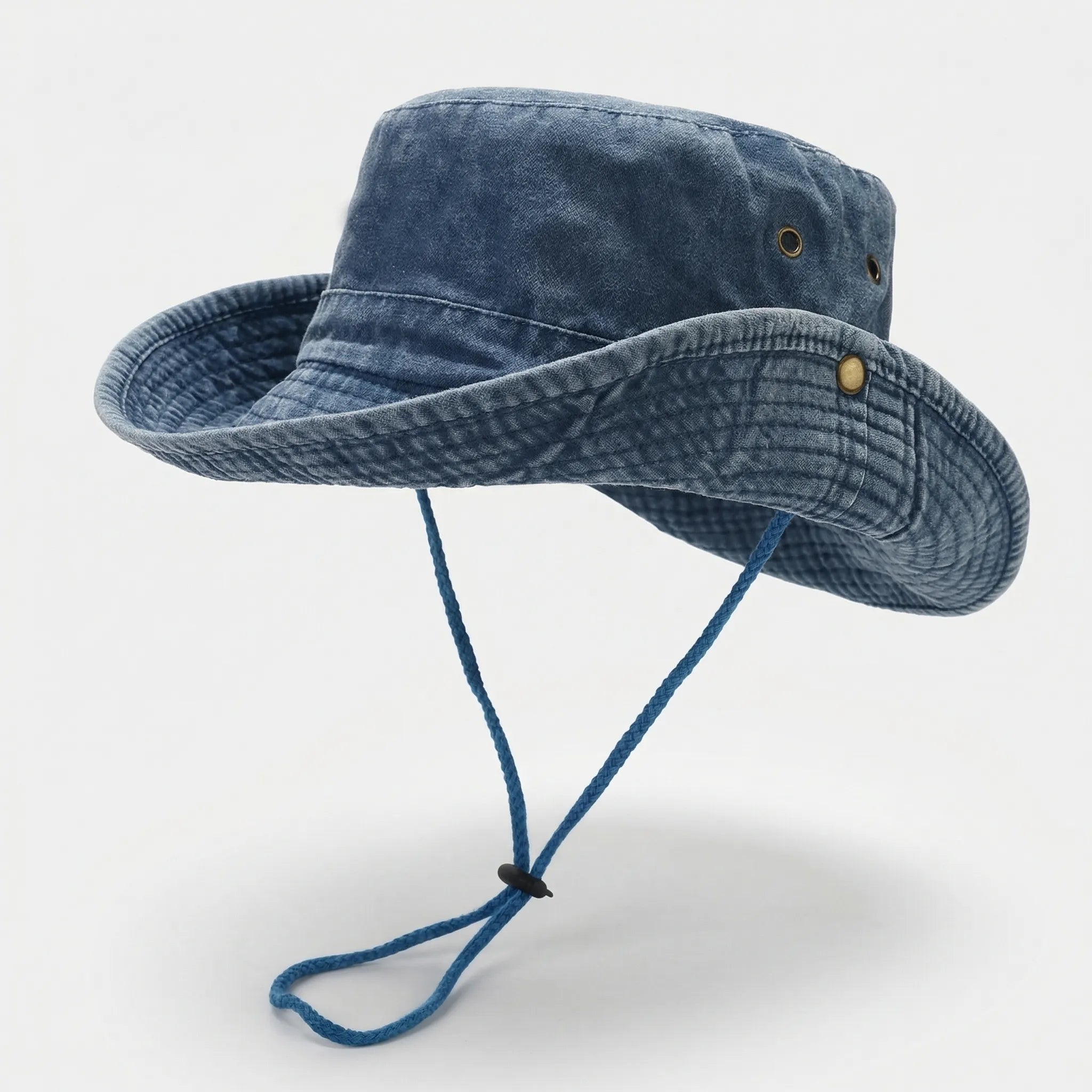 Nordspur | Brimlow Unisex Flat-Top Solid Bucket Hat