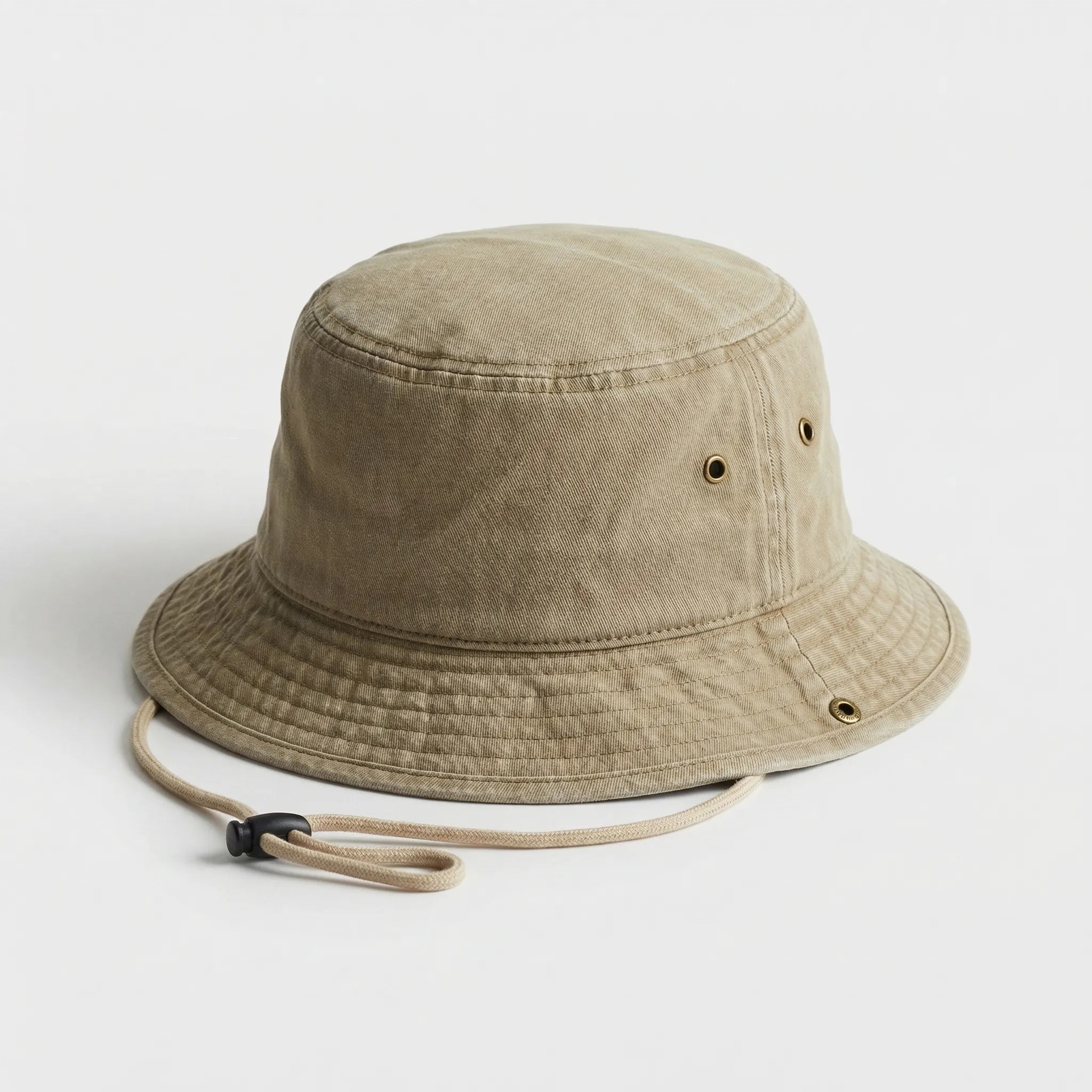 Nordspur | Brimlow Unisex Flat-Top Solid Bucket Hat