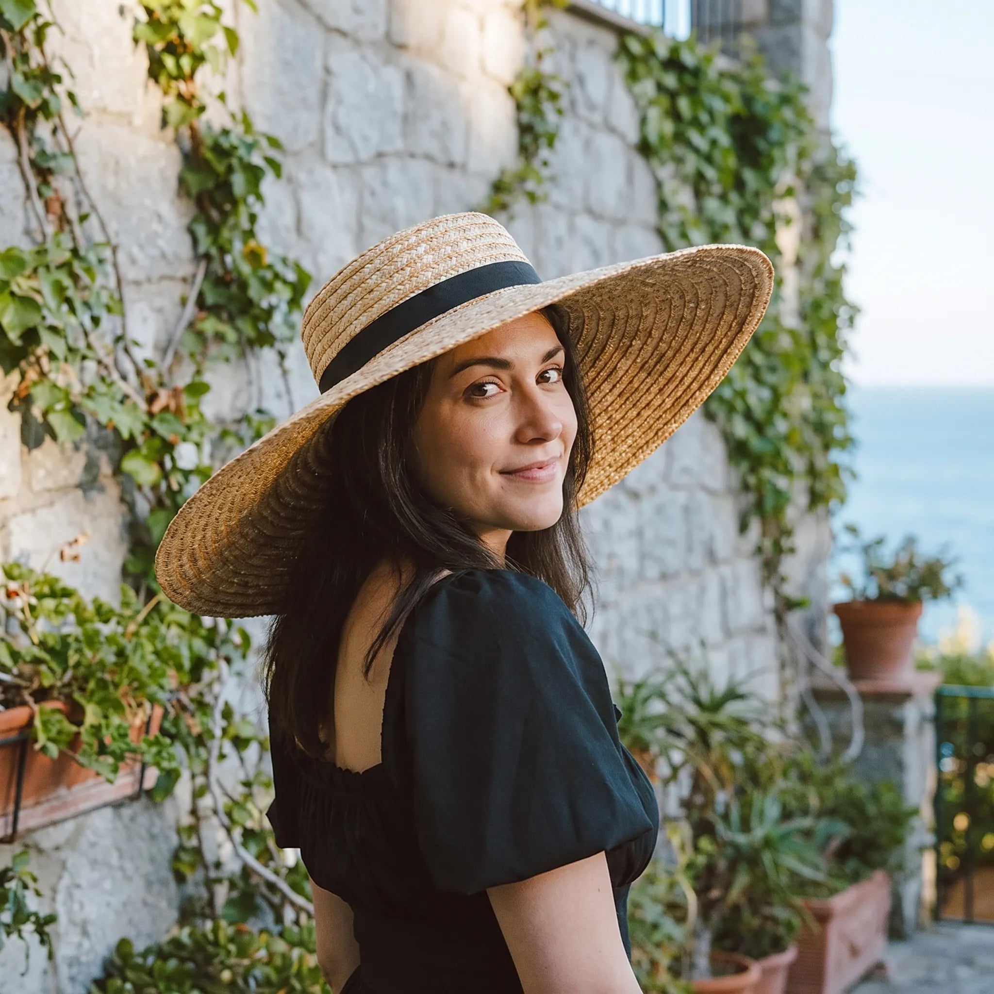 Nordspur | Brimmerly Wide Brim Flat Top Sun Hat