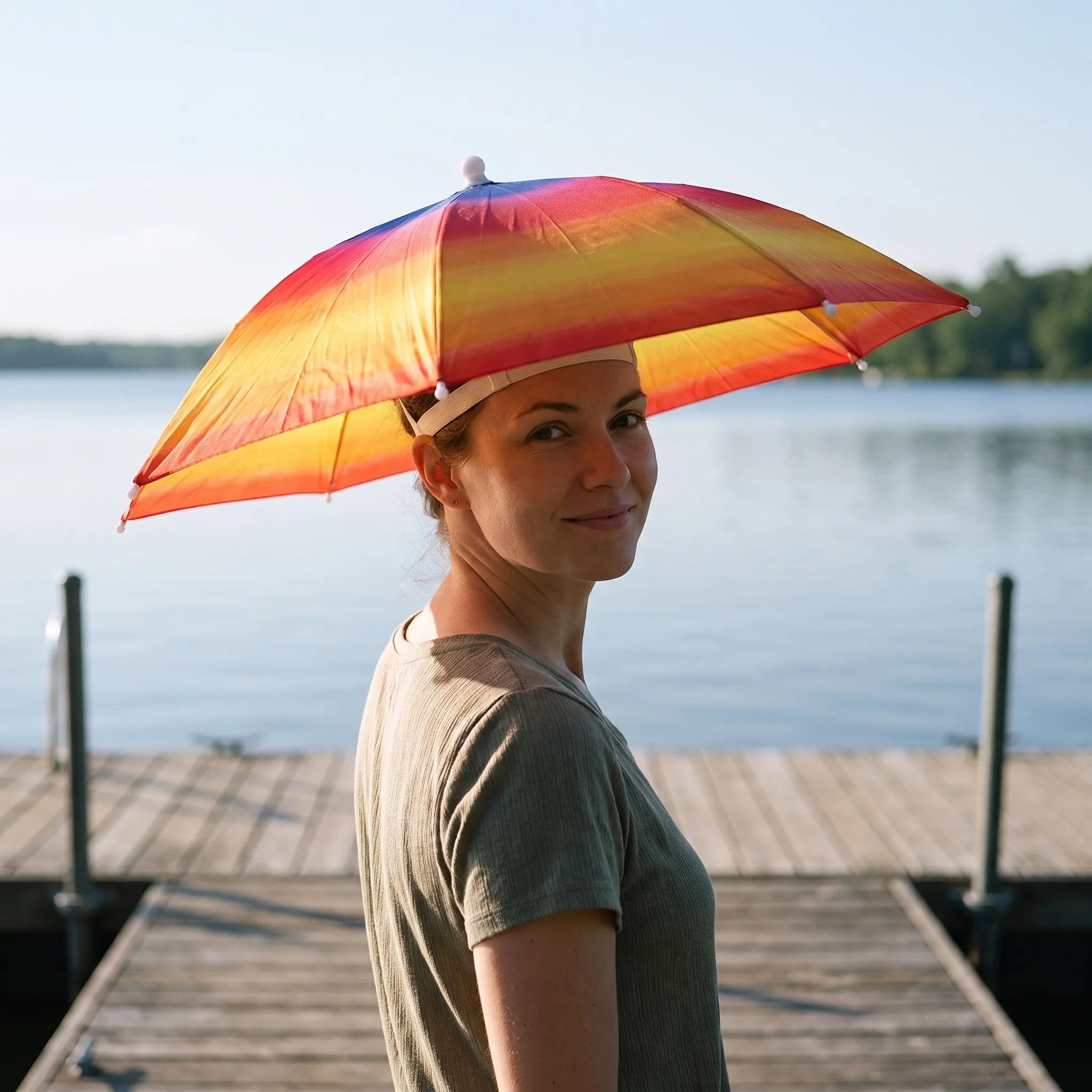 Nordspur | BrollyDome Foldable Outdoor Head Umbrella Hat