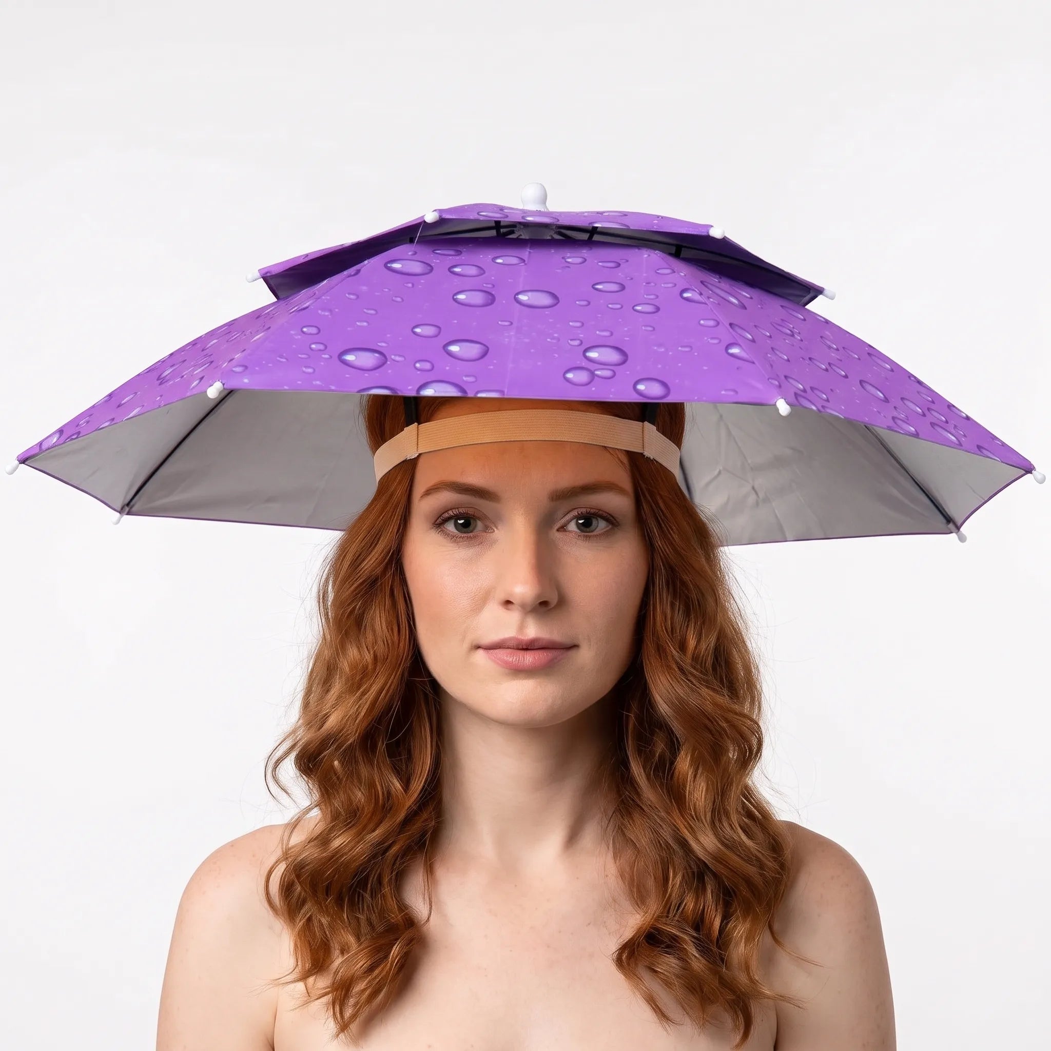 Nordspur | BrollyDome Foldable Outdoor Head Umbrella Hat