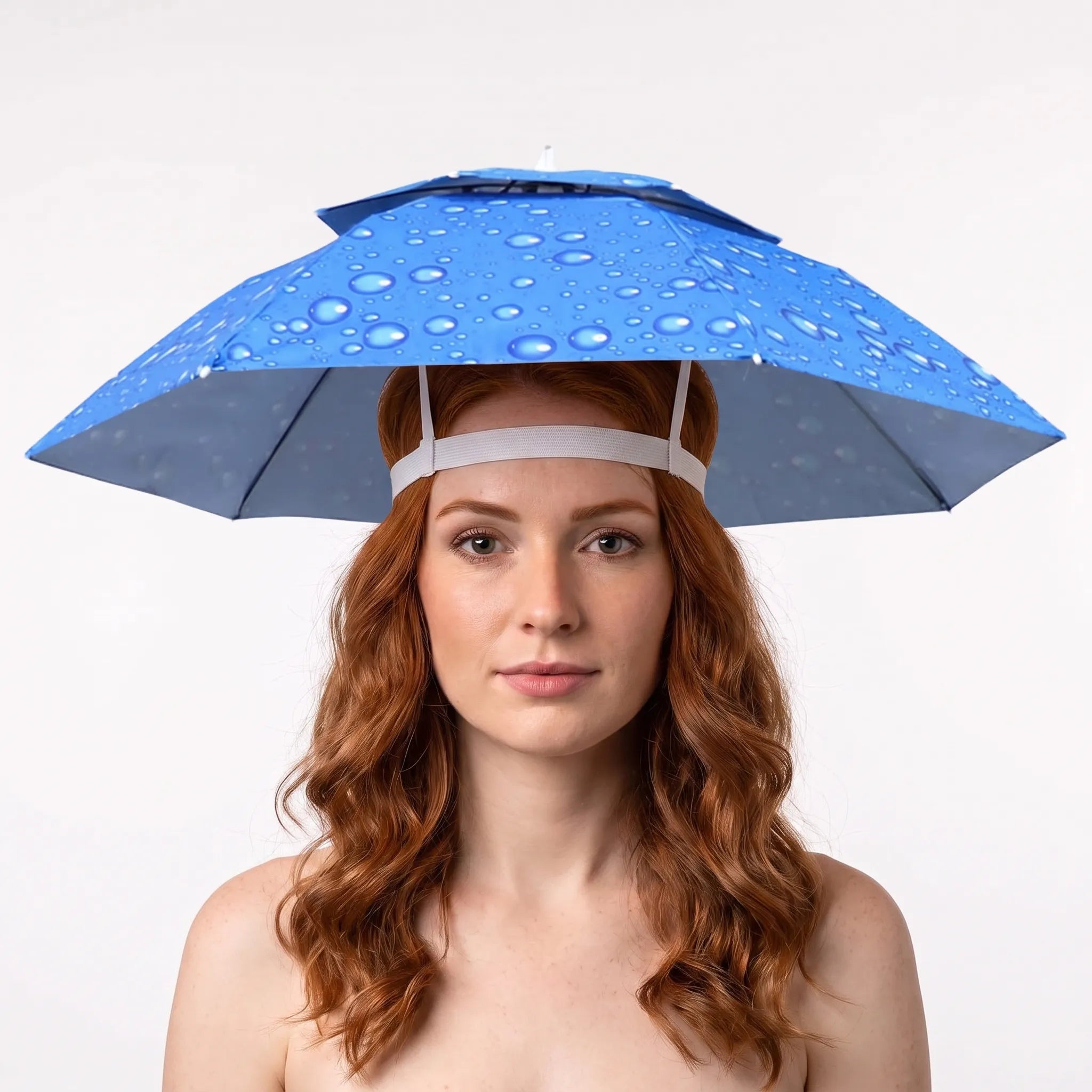 Nordspur | BrollyDome Foldable Outdoor Head Umbrella Hat