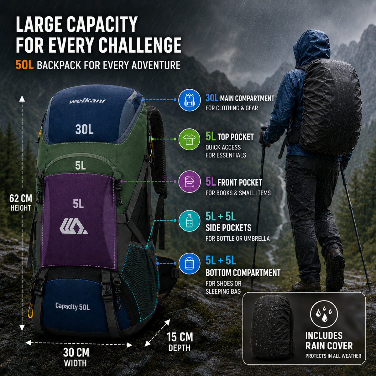 Nordspur | Cairnfold Trail Backpack