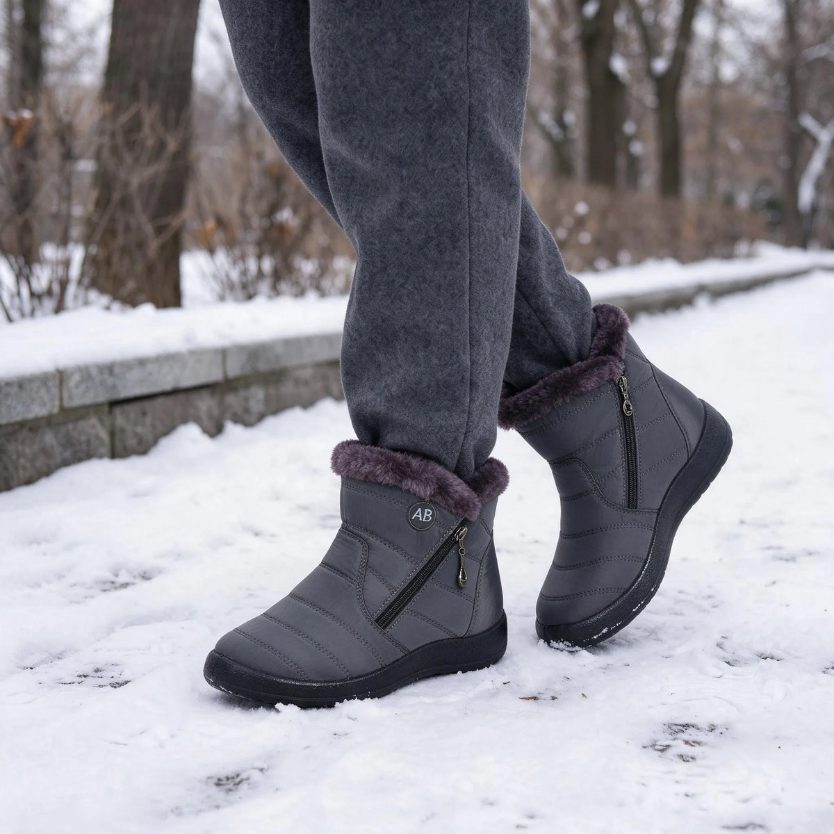 Nordspur | Calovita Ladies Quilted Ankle Snow Boots