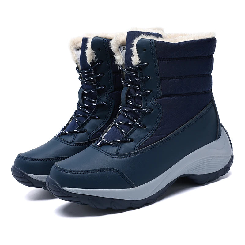 Nordspur | Calvessa Mid-Calf Lace-Up Snow Boots